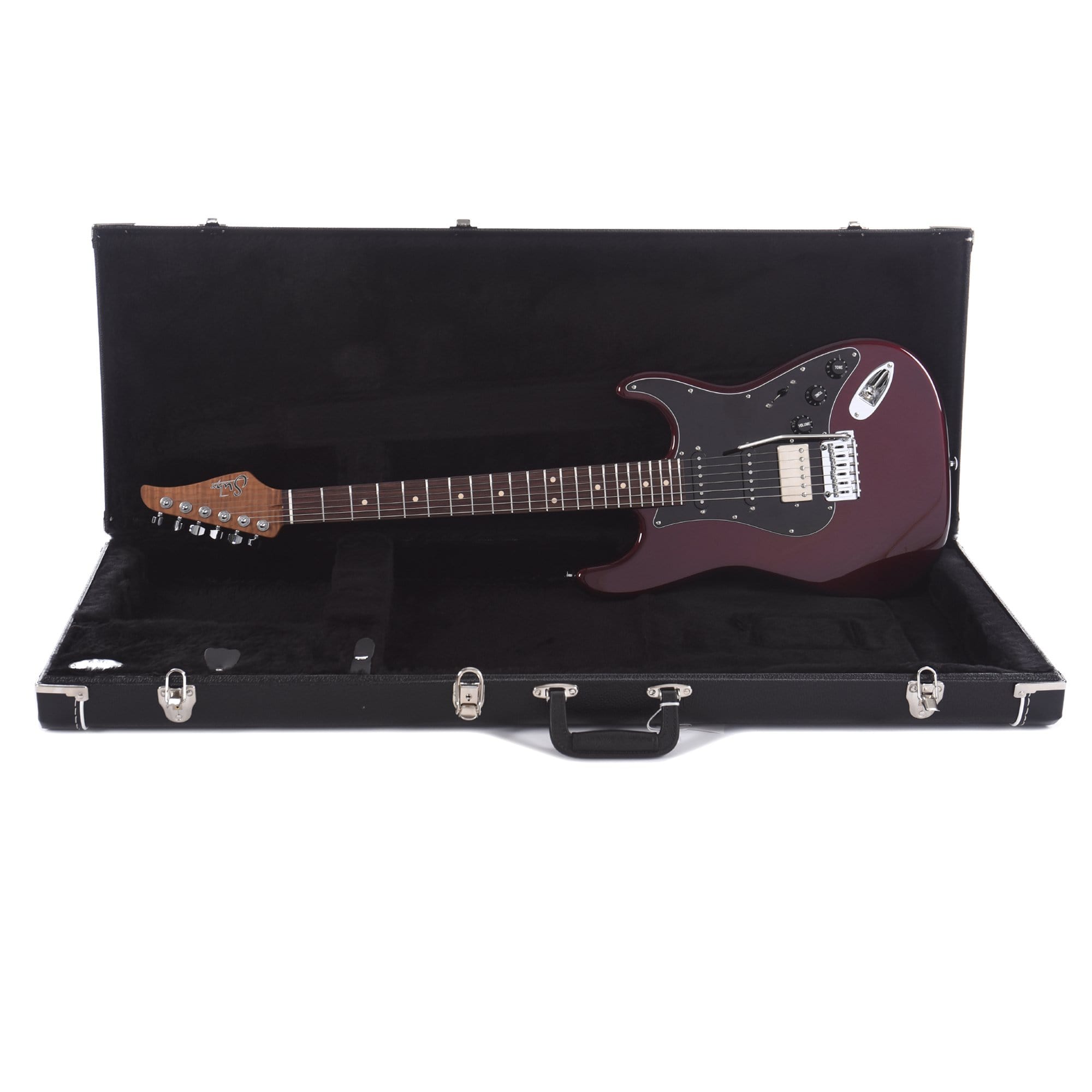 Suhr Limited Edition Classic S HSS Metallic Brandywine SSCII Roasted Flame Maple Neck Electric Guitars / Solid Body