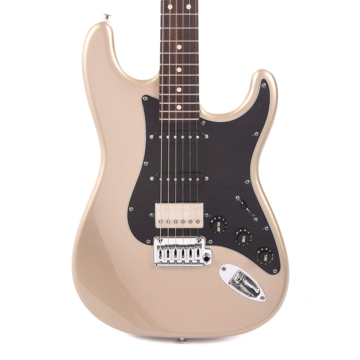 Suhr Limited Edition Classic S HSS Metallic Champagne SSCII Roasted Flame Maple Neck Electric Guitars / Solid Body