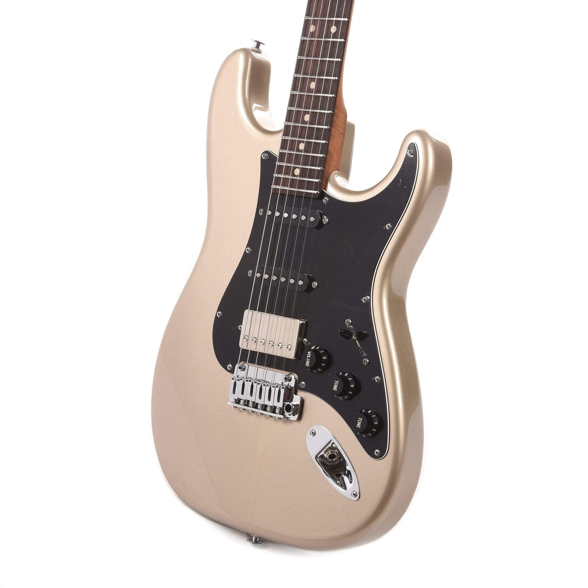 Suhr Limited Edition Classic S HSS Metallic Champagne SSCII Roasted Flame Maple Neck Electric Guitars / Solid Body