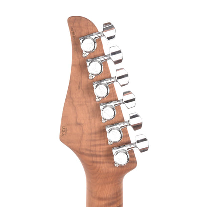 Suhr Limited Edition Classic S HSS Metallic Champagne SSCII Roasted Flame Maple Neck Electric Guitars / Solid Body