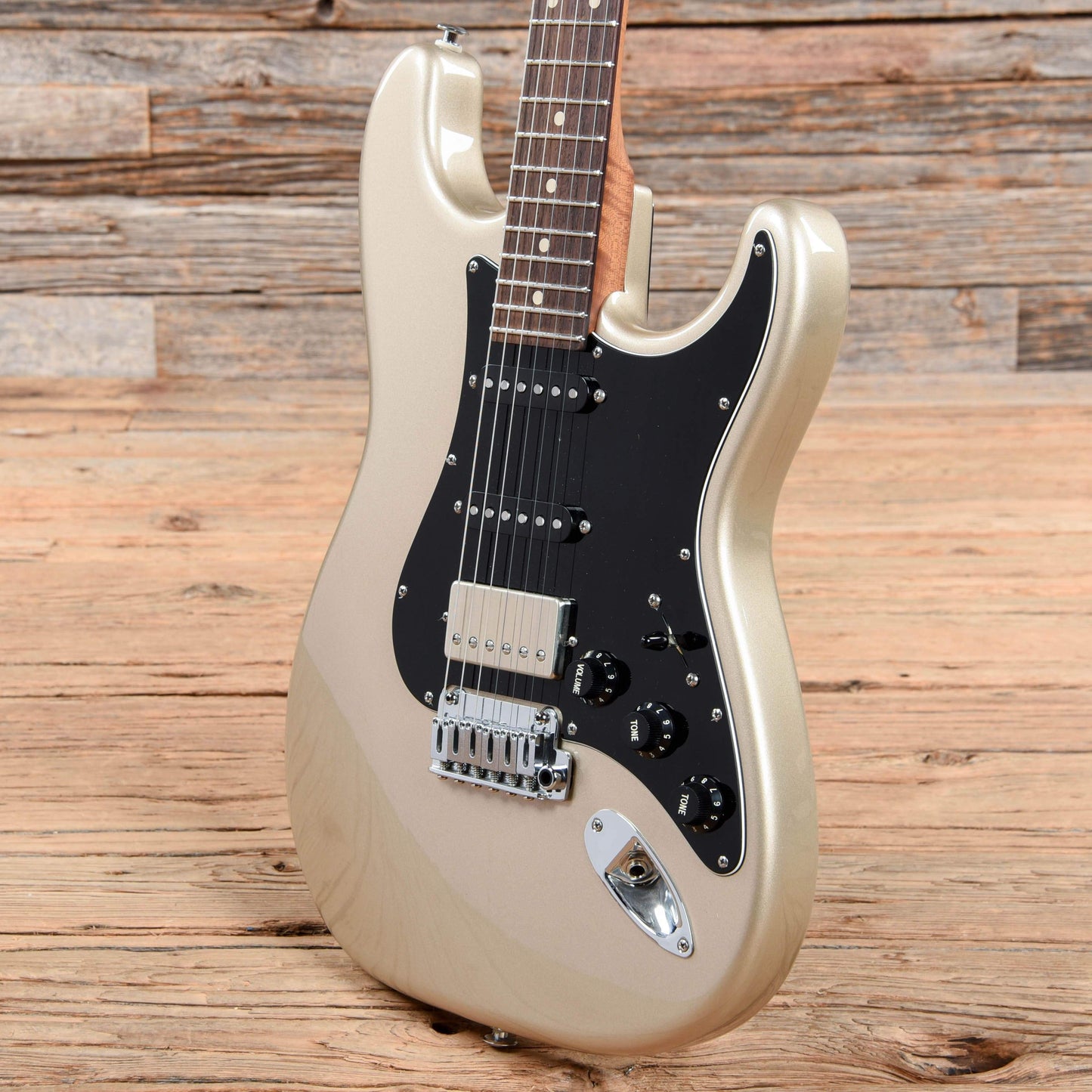 Suhr Limited Edition Classic S HSS Metallic w/Roasted Flame Maple Neck Champagne 2020 Electric Guitars / Solid Body