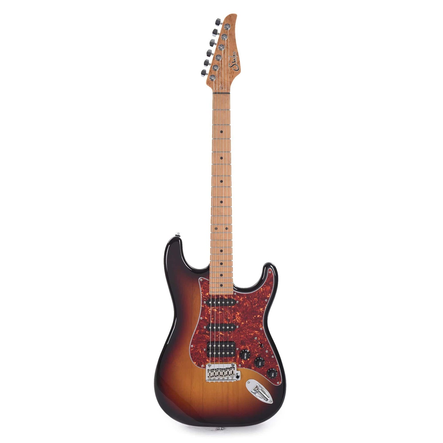 Suhr Limited Edition Classic S Paulownia HSS 3-Tone Burst w/AAA Roasted Birdseye Neck Electric Guitars / Solid Body
