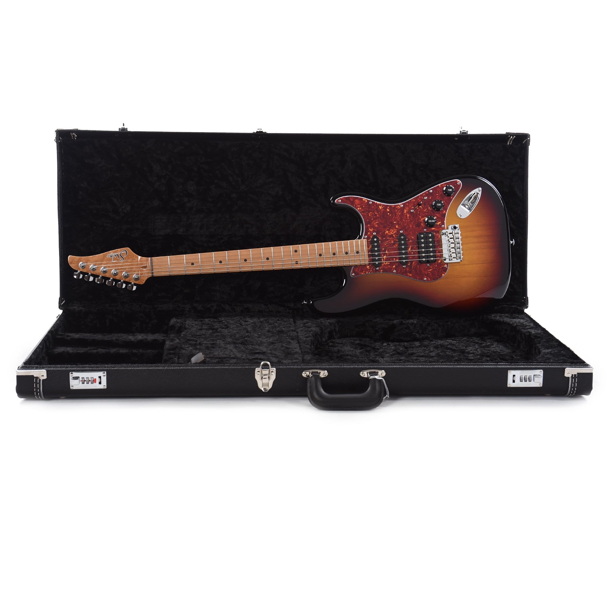 Suhr Limited Edition Classic S Paulownia HSS 3-Tone Burst w/AAA Roasted Birdseye Neck Electric Guitars / Solid Body