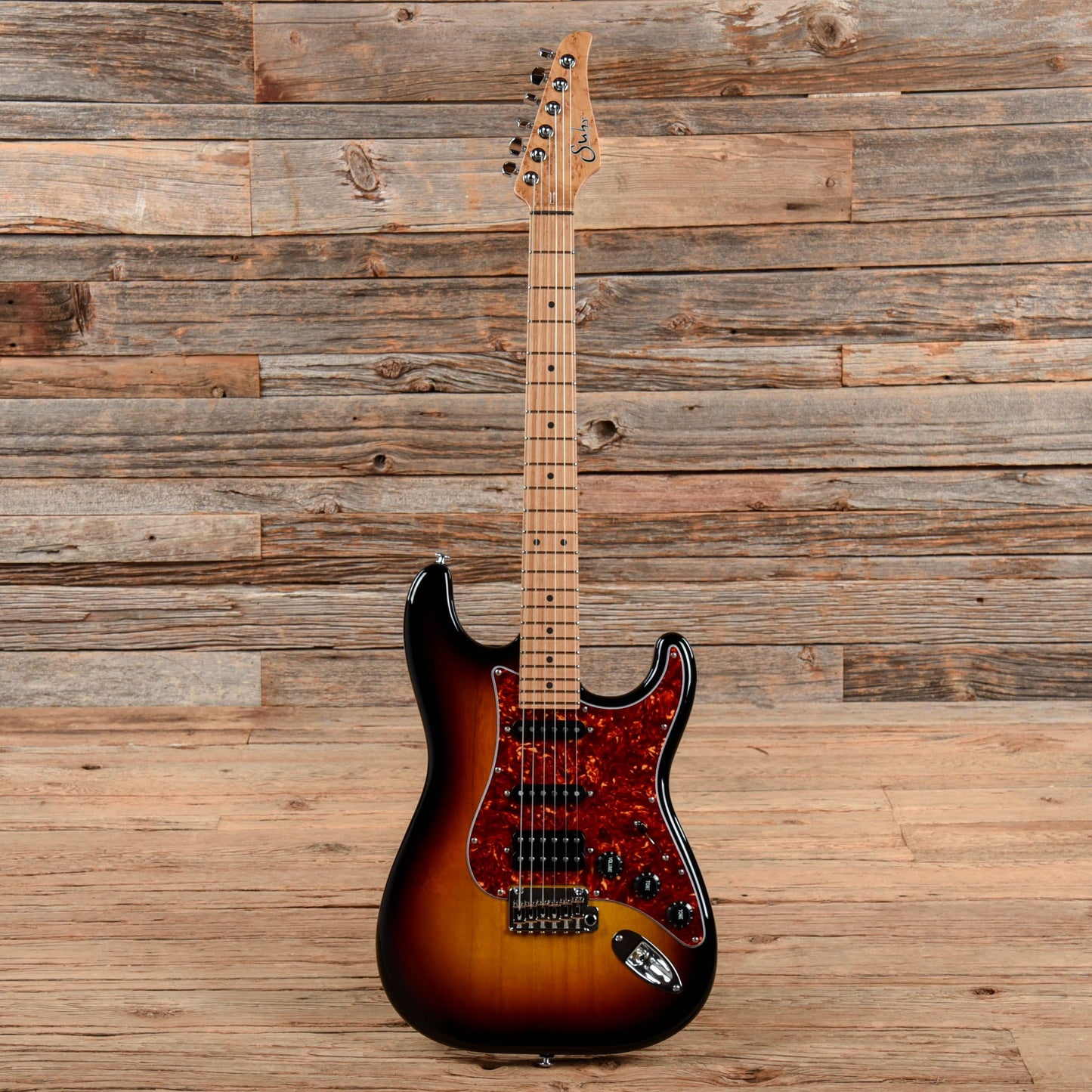 Suhr Limited Edition Classic S Paulownia HSS 3-Tone Burst w/AAA Roasted Birdseye Neck Electric Guitars / Solid Body