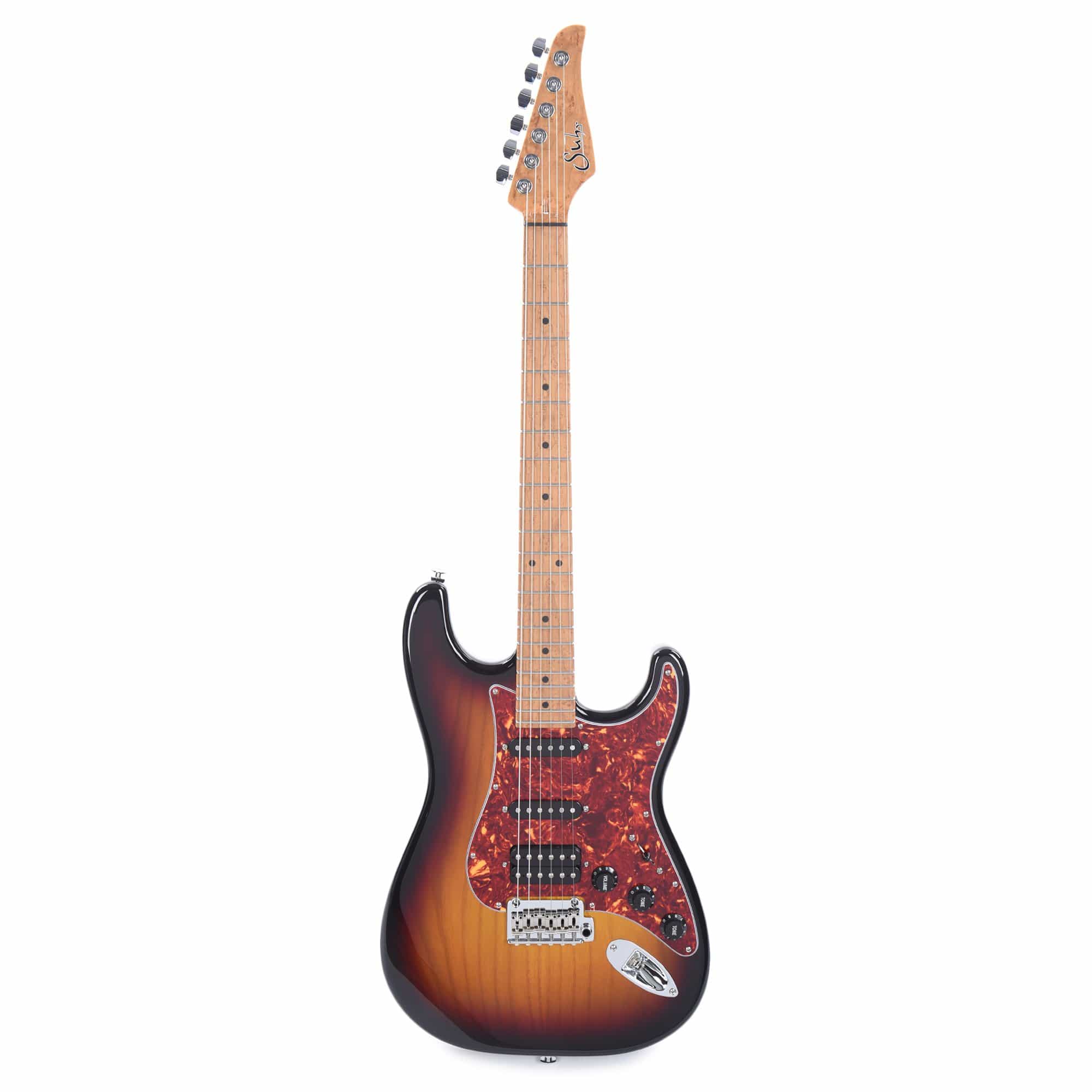 Suhr Limited Edition Classic S Paulownia HSS 3-Tone Burst w/AAA Roasted Birdseye Neck Electric Guitars / Solid Body