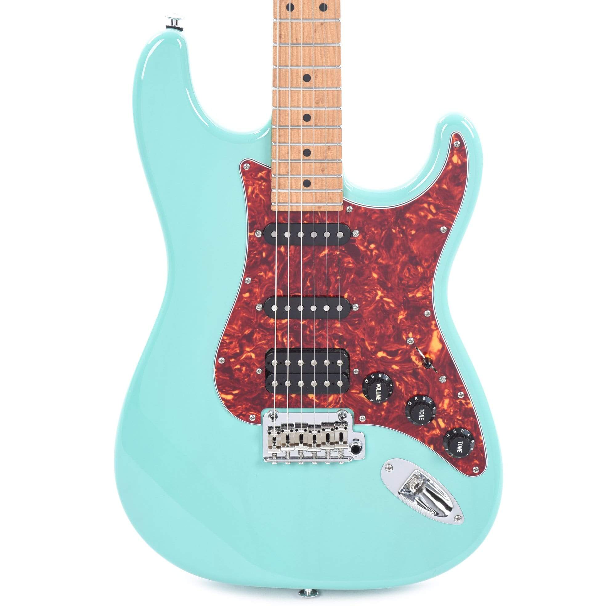 Suhr Limited Edition Classic S Paulownia HSS Trans Seafoam Green w/AAA Roasted Birdseye Neck Electric Guitars / Solid Body
