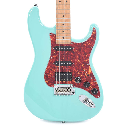 Suhr Limited Edition Classic S Paulownia HSS Trans Seafoam Green w/AAA Roasted Birdseye Neck Electric Guitars / Solid Body
