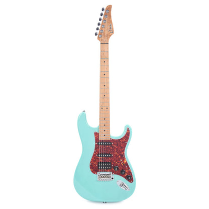 Suhr Limited Edition Classic S Paulownia HSS Trans Seafoam Green w/AAA Roasted Birdseye Neck Electric Guitars / Solid Body