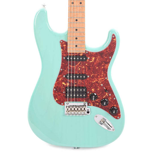 Suhr Limited Edition Classic S Paulownia HSS Trans Seafoam Green w/AAA Roasted Birdseye Neck Electric Guitars / Solid Body