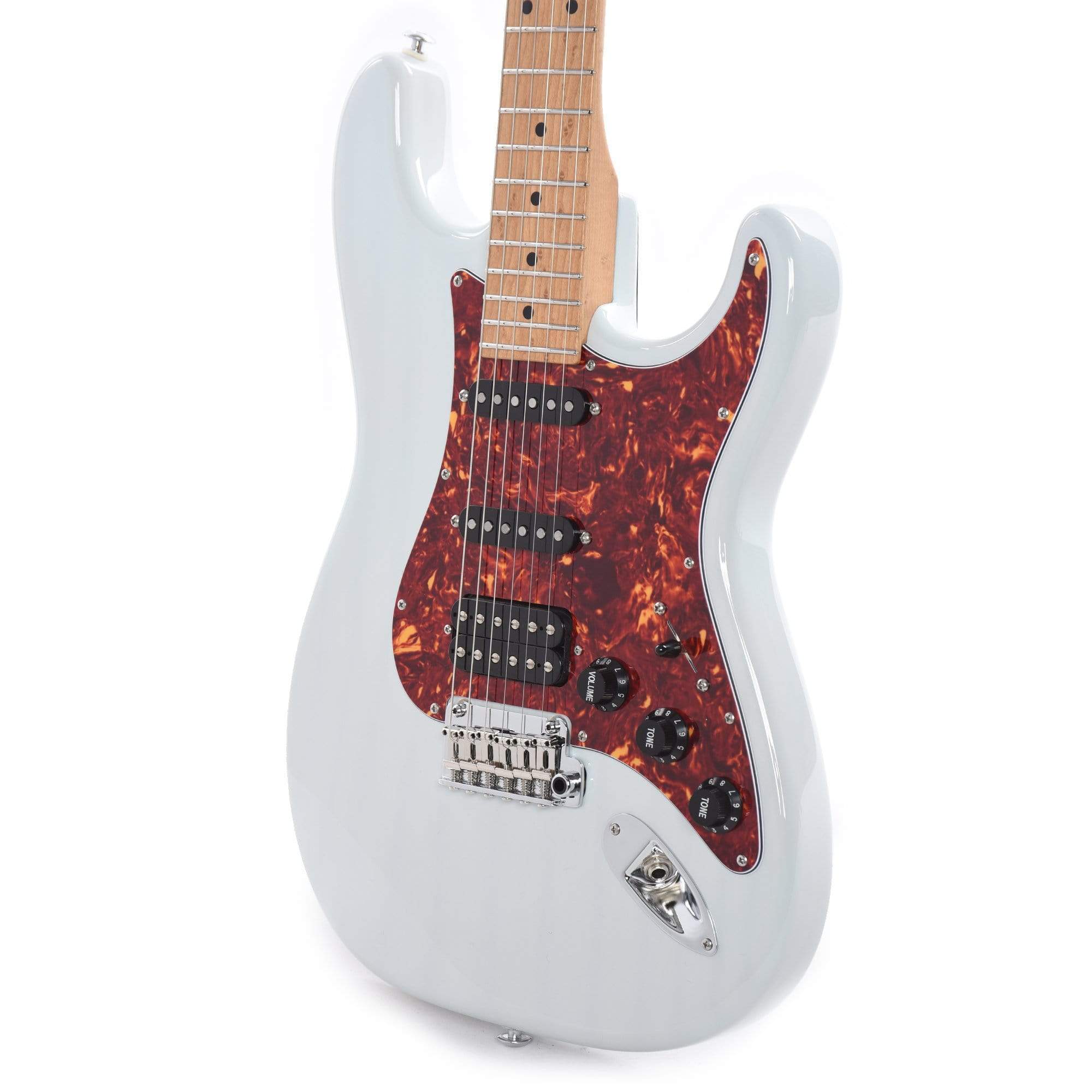 Suhr Limited Edition Classic S Paulownia HSS Trans Sonic Blue w/AAA Roasted Birdseye Neck Electric Guitars / Solid Body