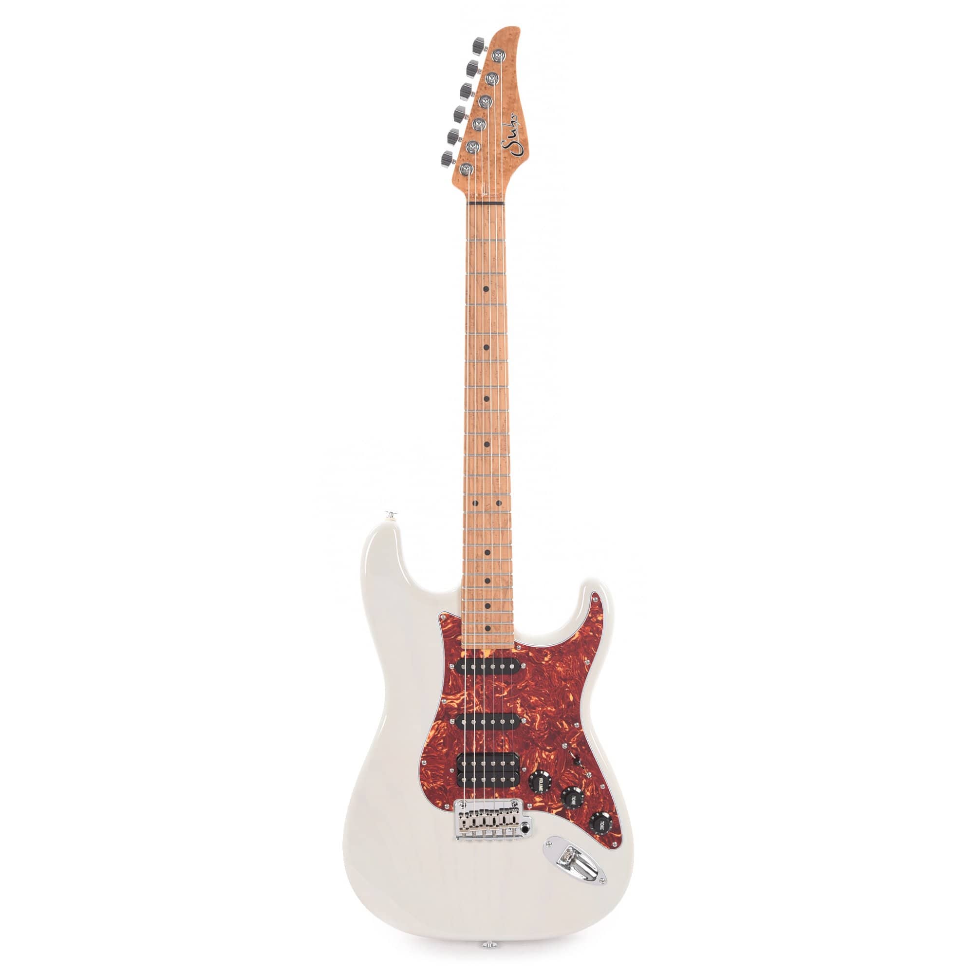 Suhr Limited Edition Classic S Paulownia HSS Trans Sonic Blue w/AAA Roasted Birdseye Neck Electric Guitars / Solid Body