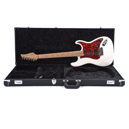 Suhr Limited Edition Classic S Paulownia HSS Trans White w/AAA Roasted Birdseye Neck Electric Guitars / Solid Body
