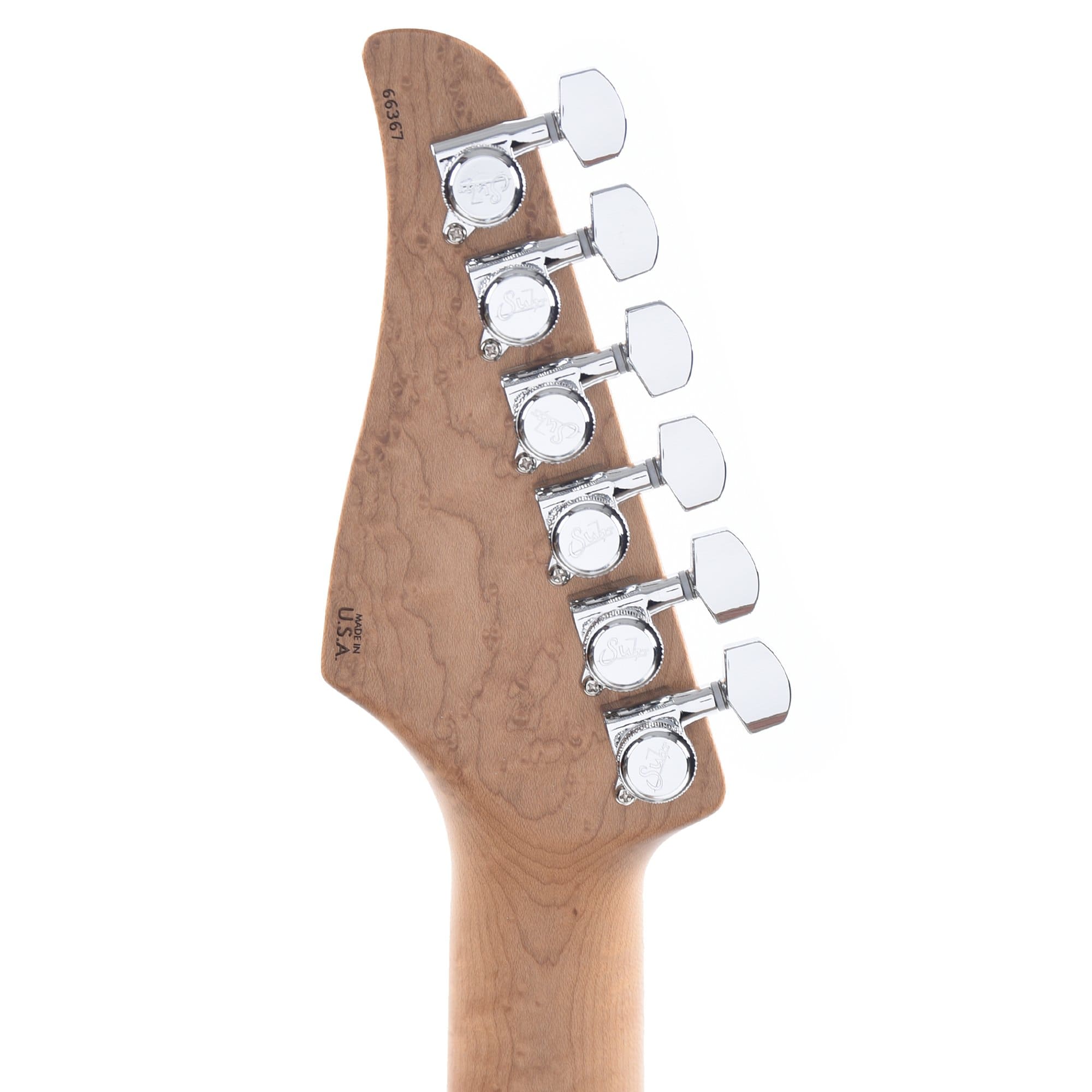 Suhr Limited Edition Classic S Paulownia HSS Trans White w/AAA Roasted Birdseye Neck Electric Guitars / Solid Body