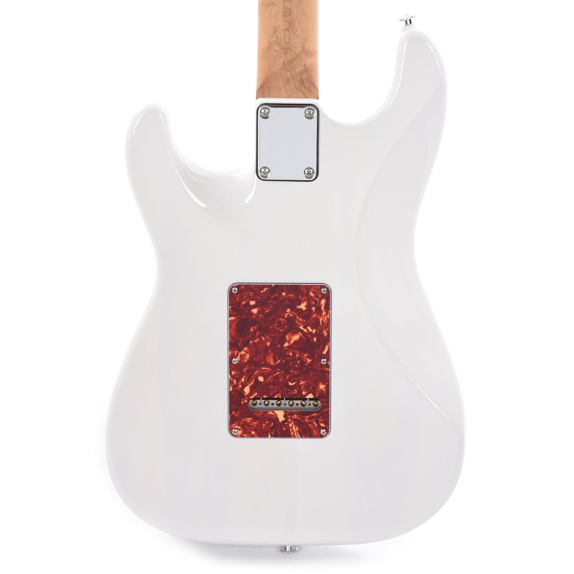 Suhr Limited Edition Classic S Paulownia HSS Trans White w/AAA Roasted Birdseye Neck Electric Guitars / Solid Body