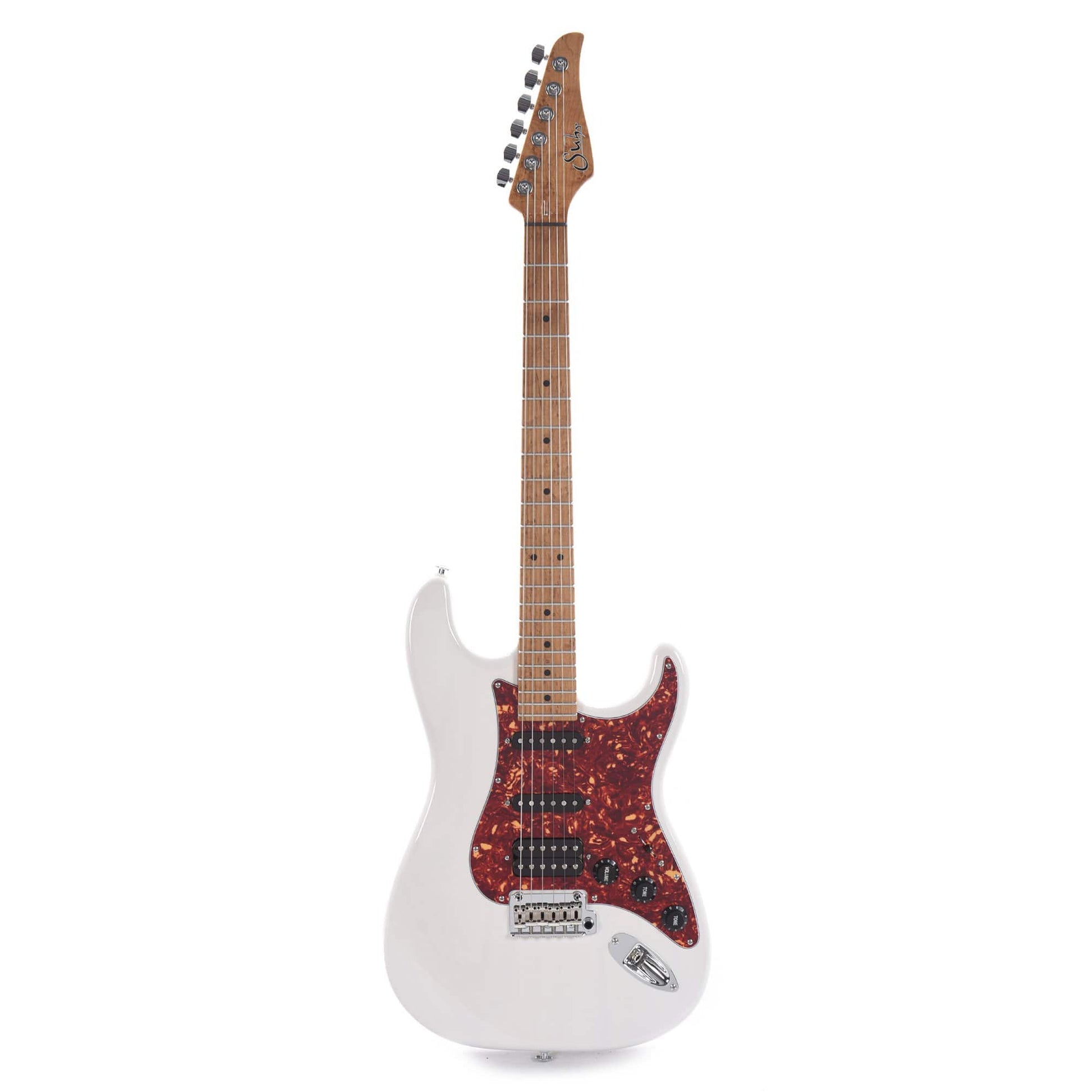 Suhr Limited Edition Classic S Paulownia HSS Trans White w/AAA Roasted Birdseye Neck Electric Guitars / Solid Body