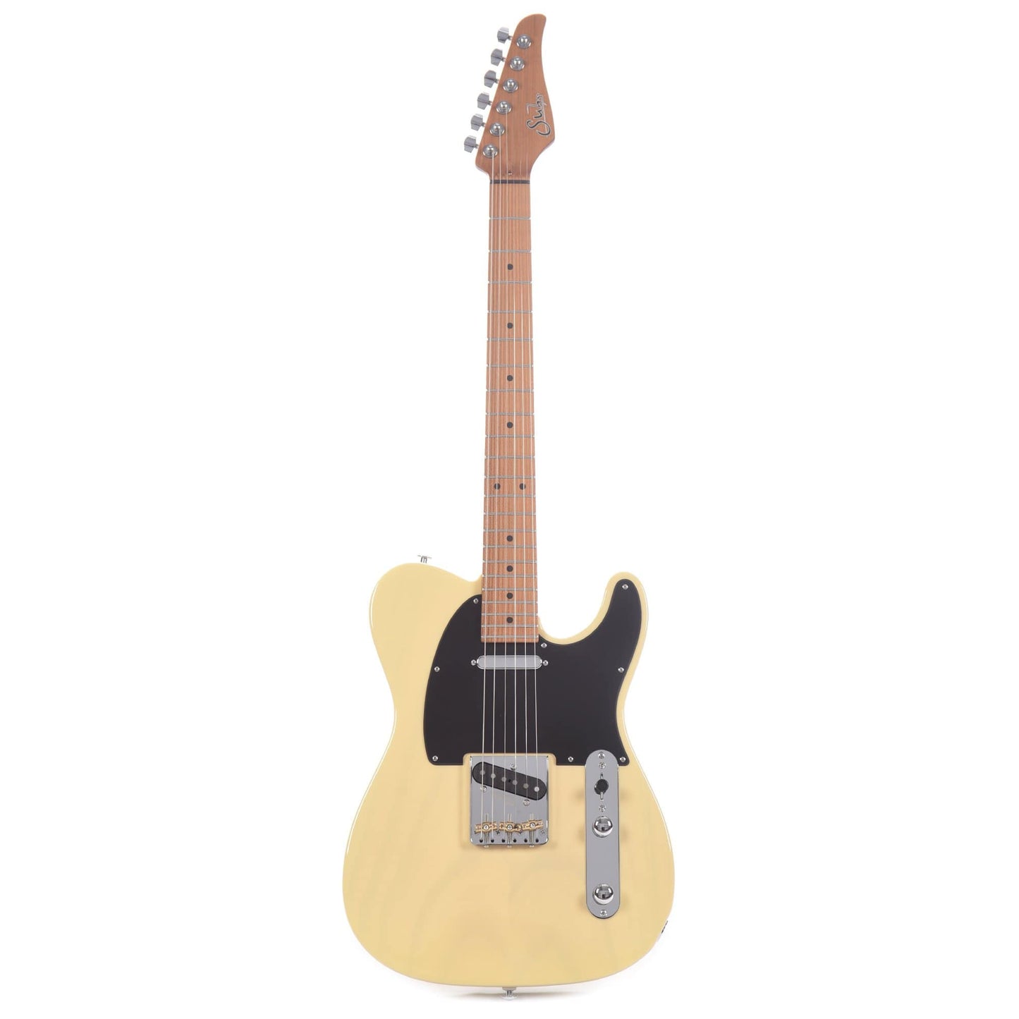 Suhr Limited Edition Classic T SS Paulownia Trans Vintage Yellow Wilkinson 3 Saddle SSCII Electric Guitars / Solid Body