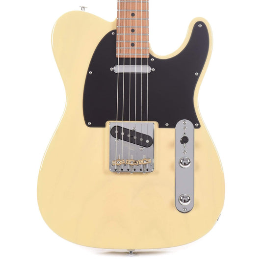 Suhr Limited Edition Classic T SS Paulownia Trans Vintage Yellow Wilkinson 3 Saddle SSCII Electric Guitars / Solid Body