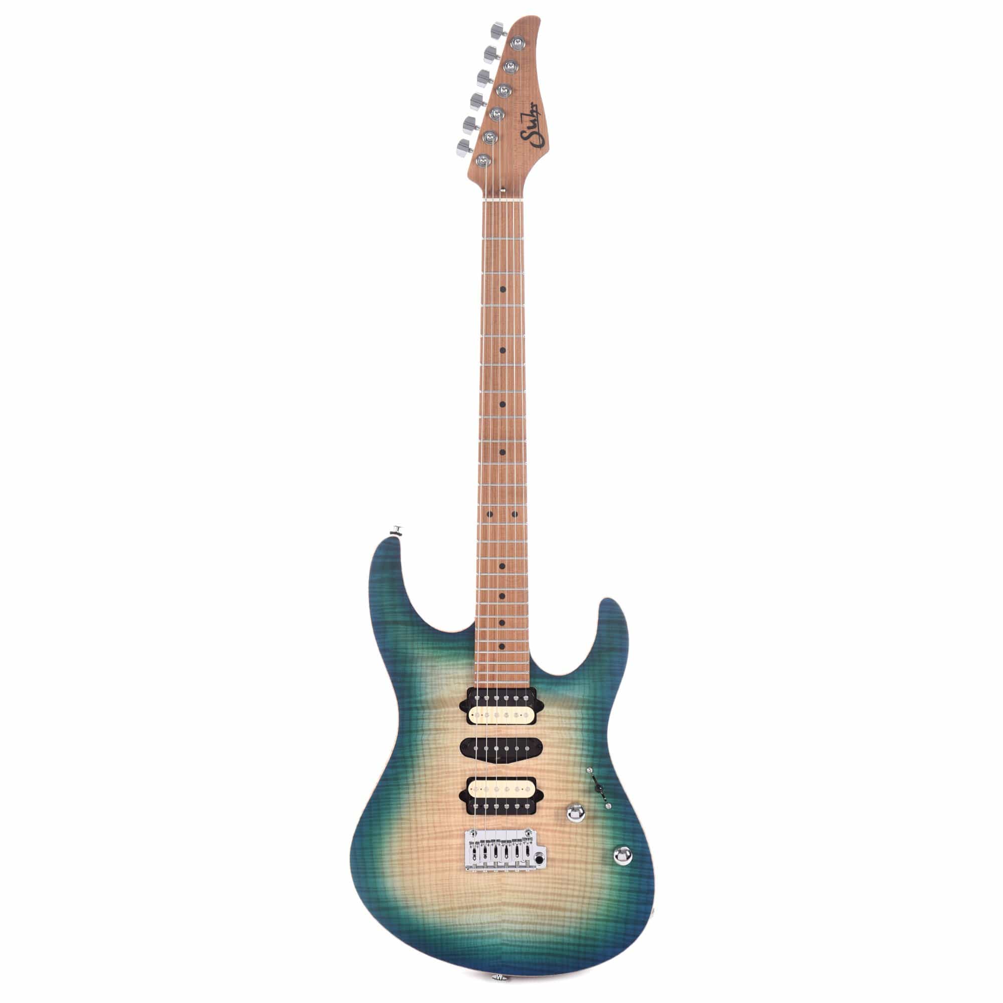 Suhr Limited Edition Modern Satin Flame HSH Island Burst Electric Guitars / Solid Body