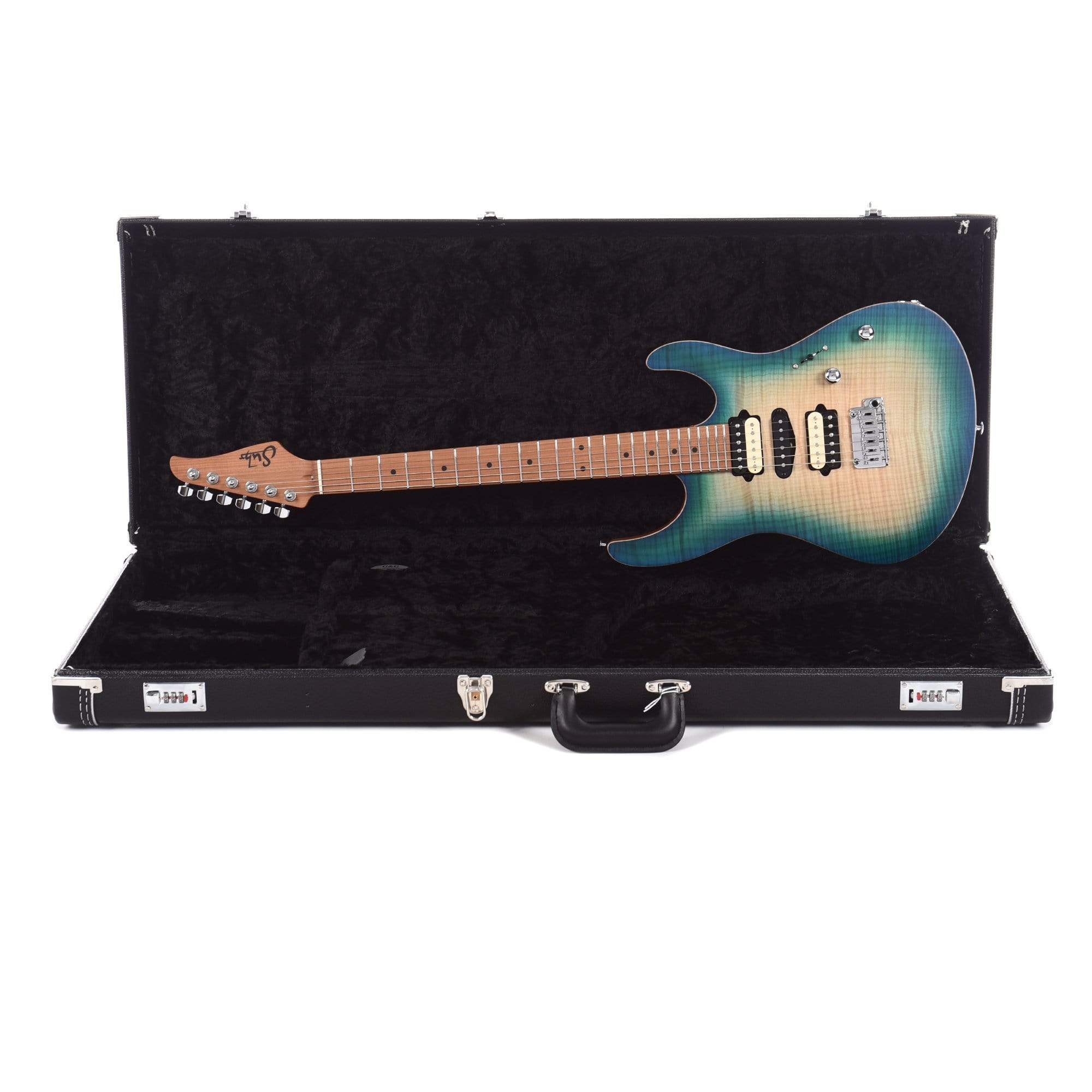 Suhr Limited Edition Modern Satin Flame HSH Island Burst Electric Guitars / Solid Body