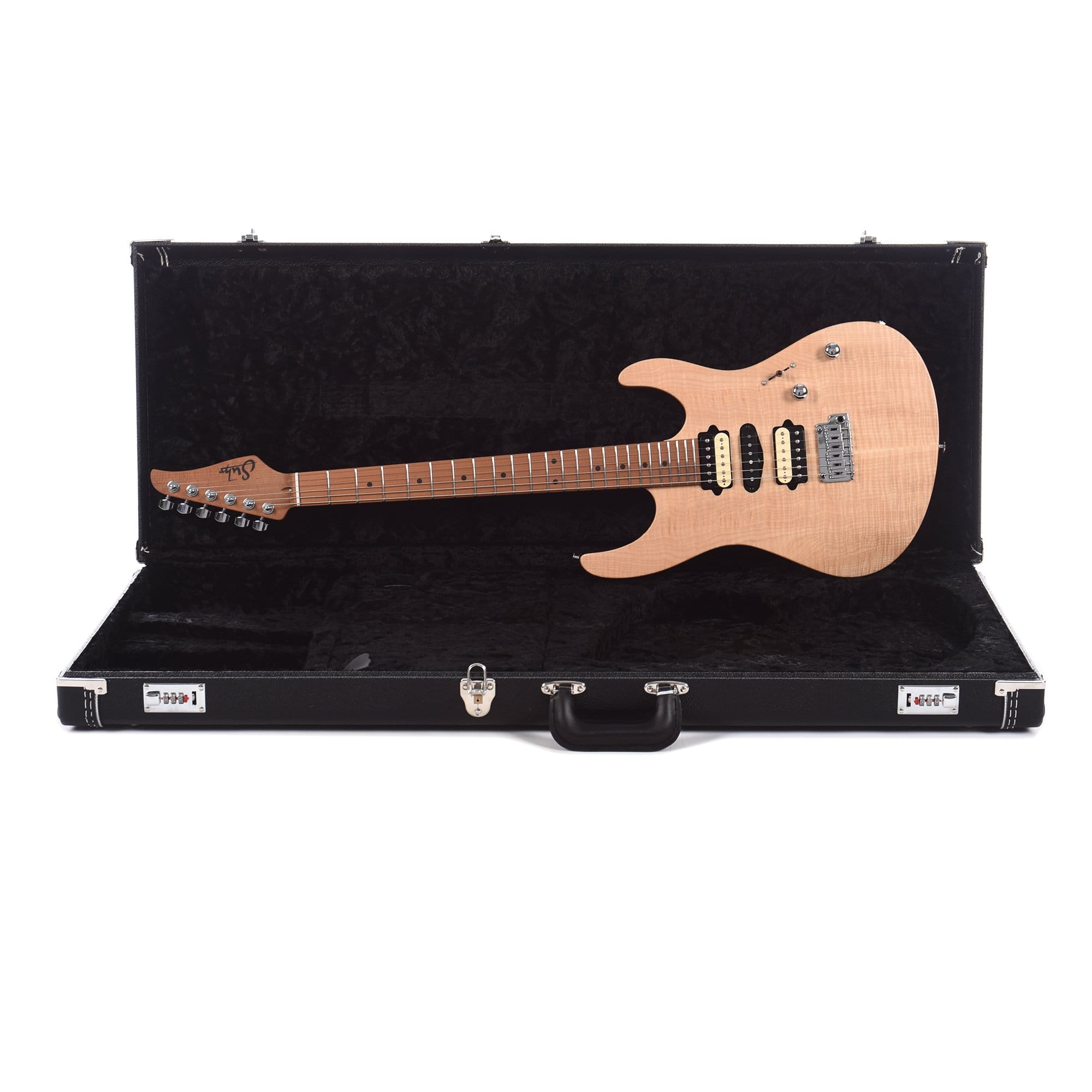 Suhr Limited Edition Modern Satin Flame HSH Natural Electric Guitars / Solid Body