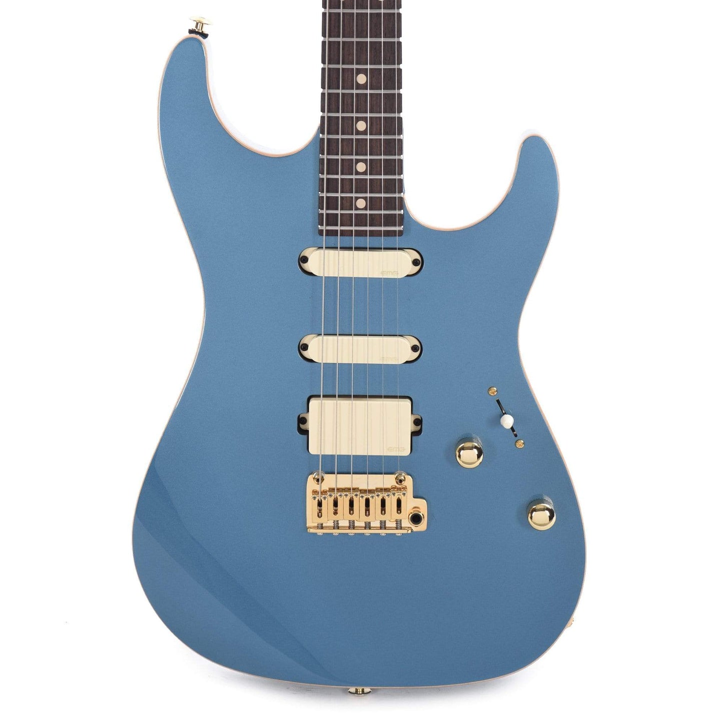 Suhr Limited Edition Standard Legacy EMG HSS Pelham Blue Okoume/Maple Electric Guitars / Solid Body