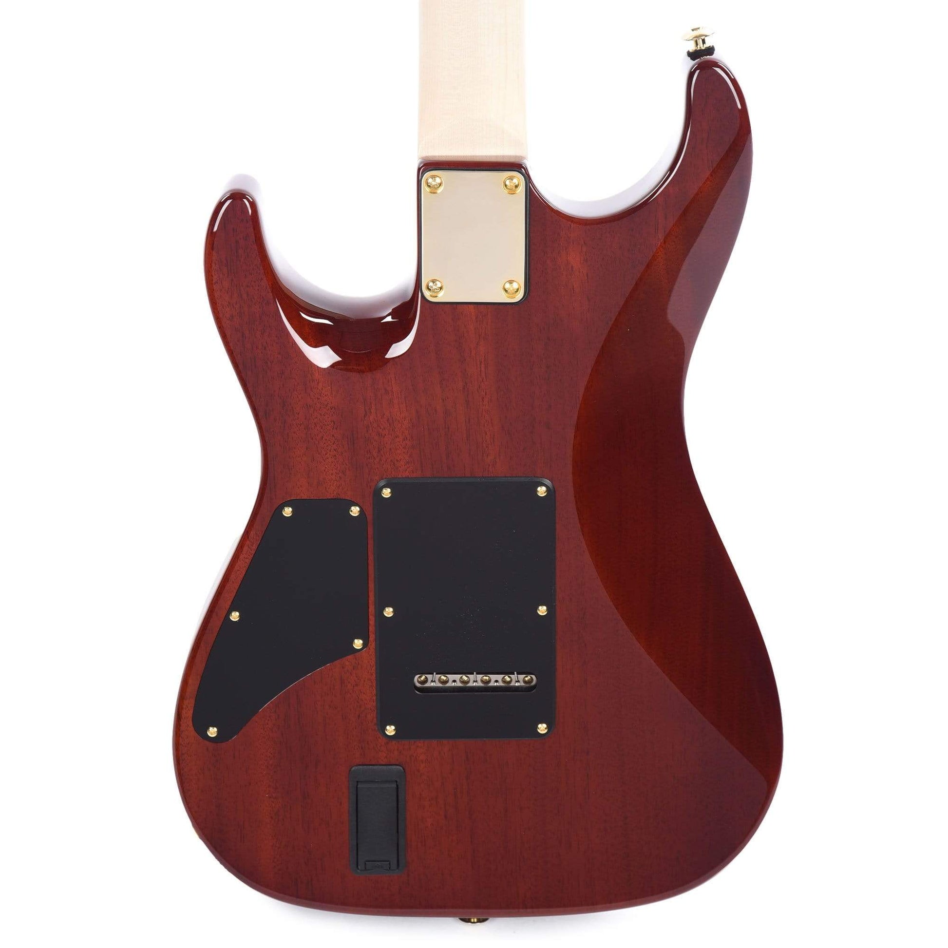 Suhr Limited Edition Standard Legacy EMG HSS Trans Caramel Okoume/Curly Maple Electric Guitars / Solid Body