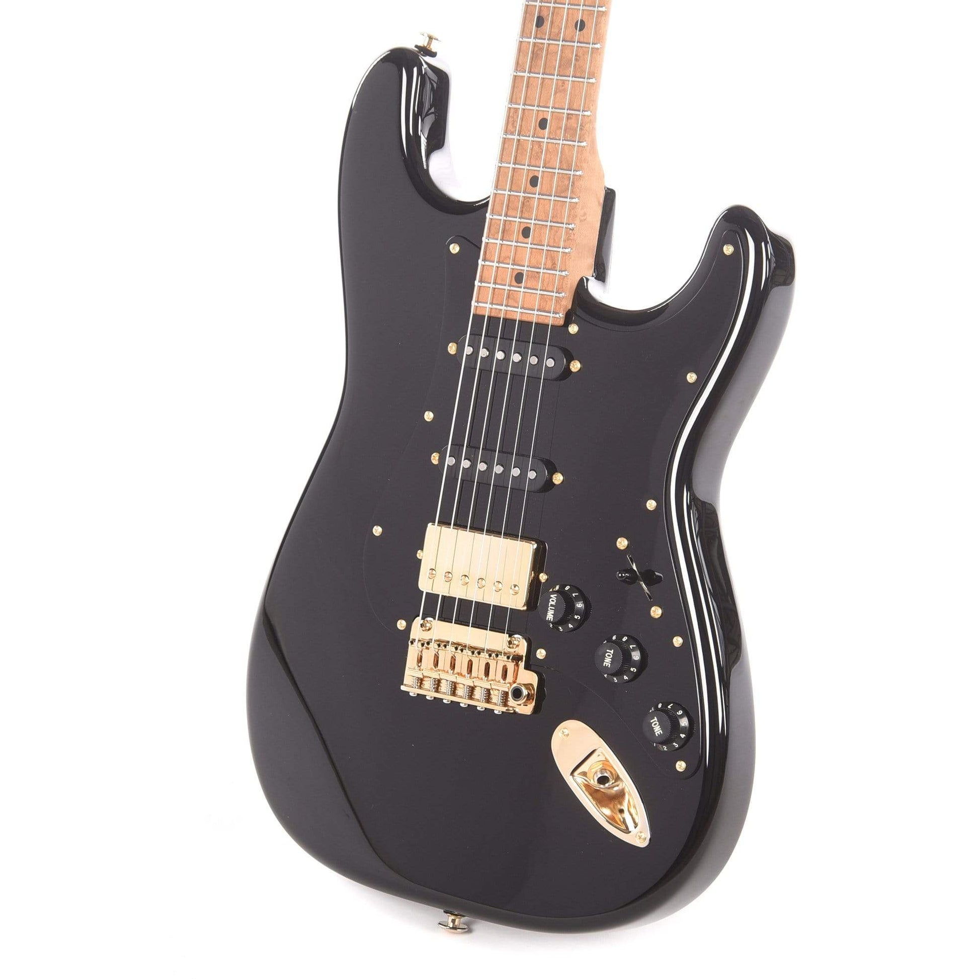 Suhr Mateus Asato Signature Classic S Antique HSS Black Electric Guitars / Solid Body