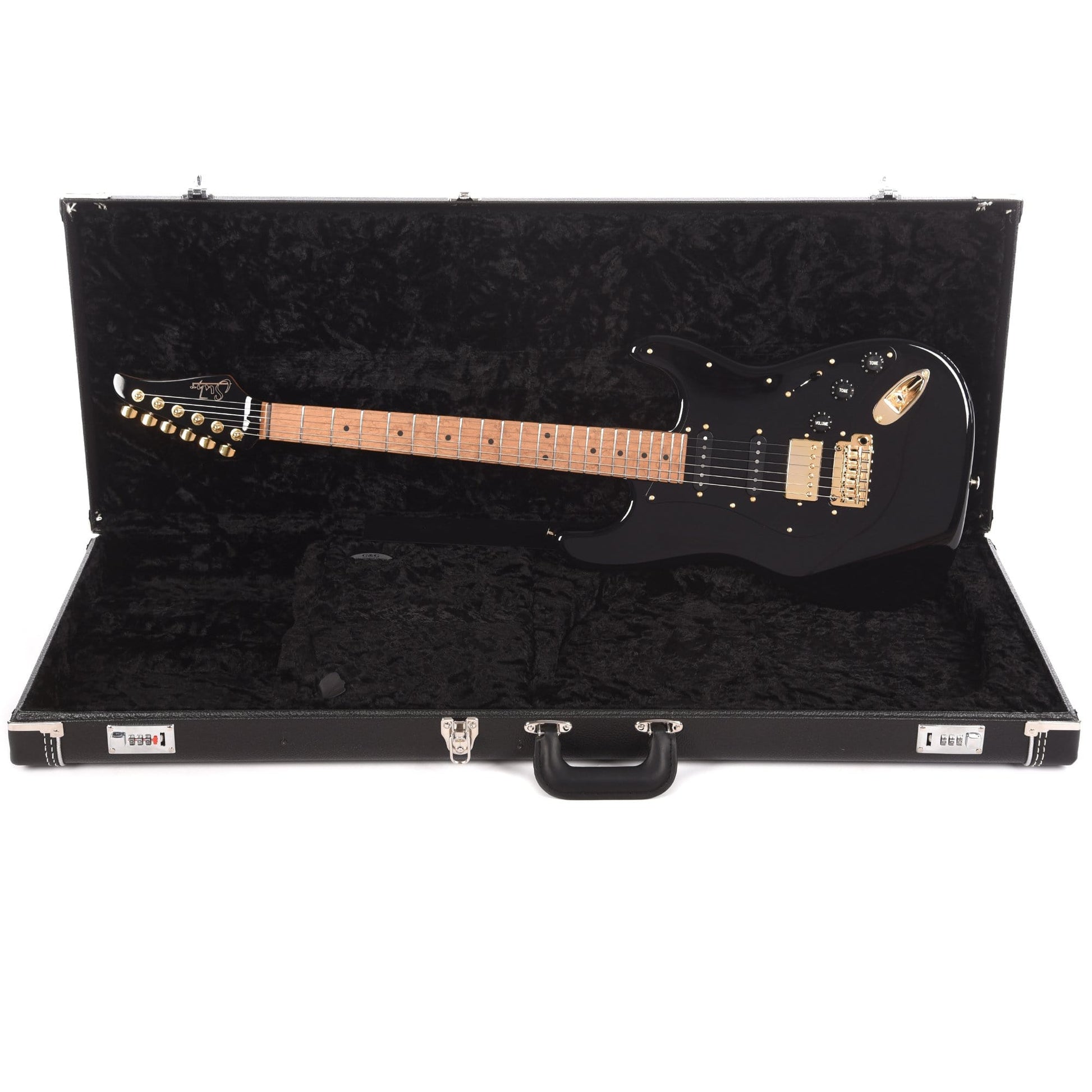 Suhr Mateus Asato Signature Classic S Antique HSS Black Electric Guitars / Solid Body