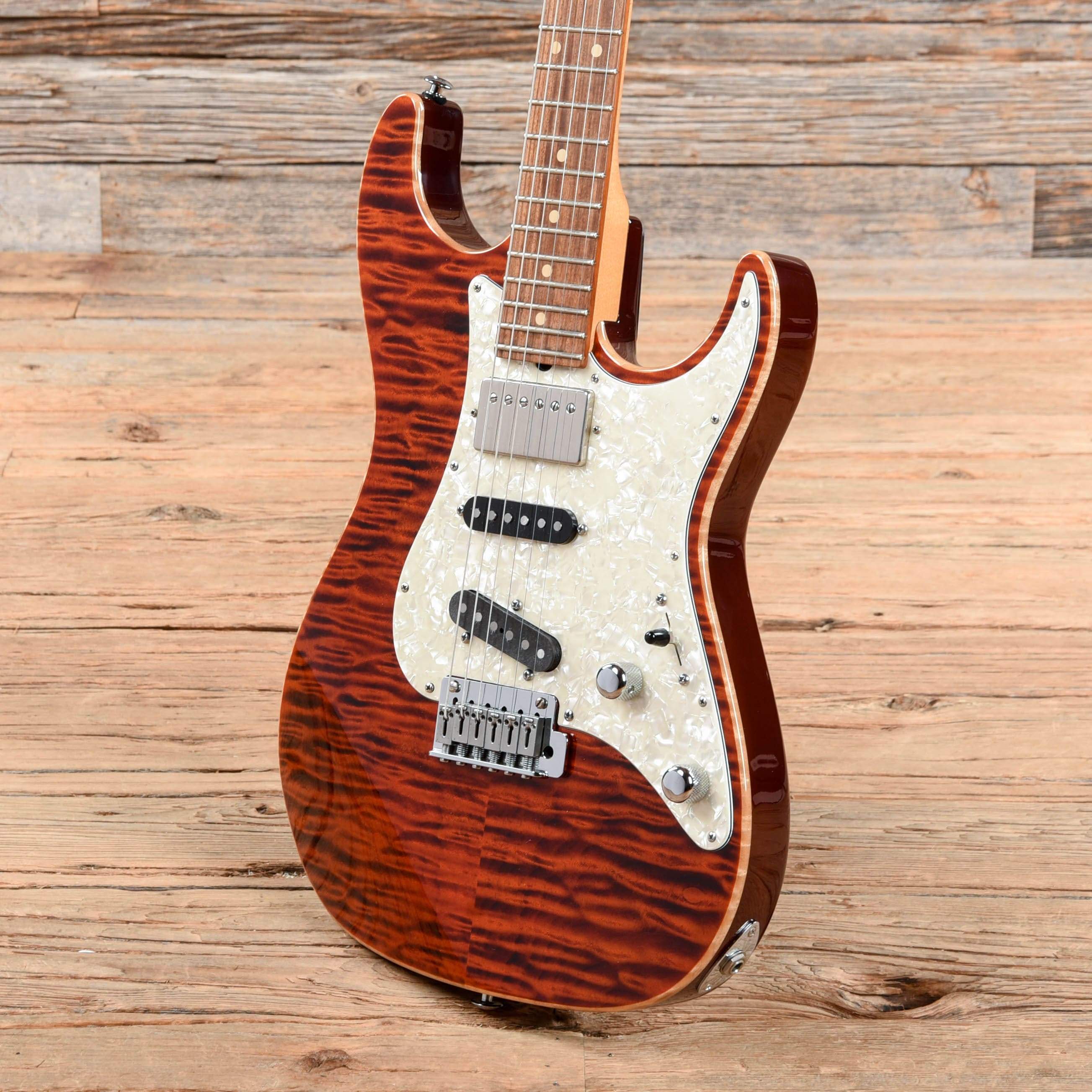 Suhr Standard Tiger Eye Orange 2003 Electric Guitars / Solid Body