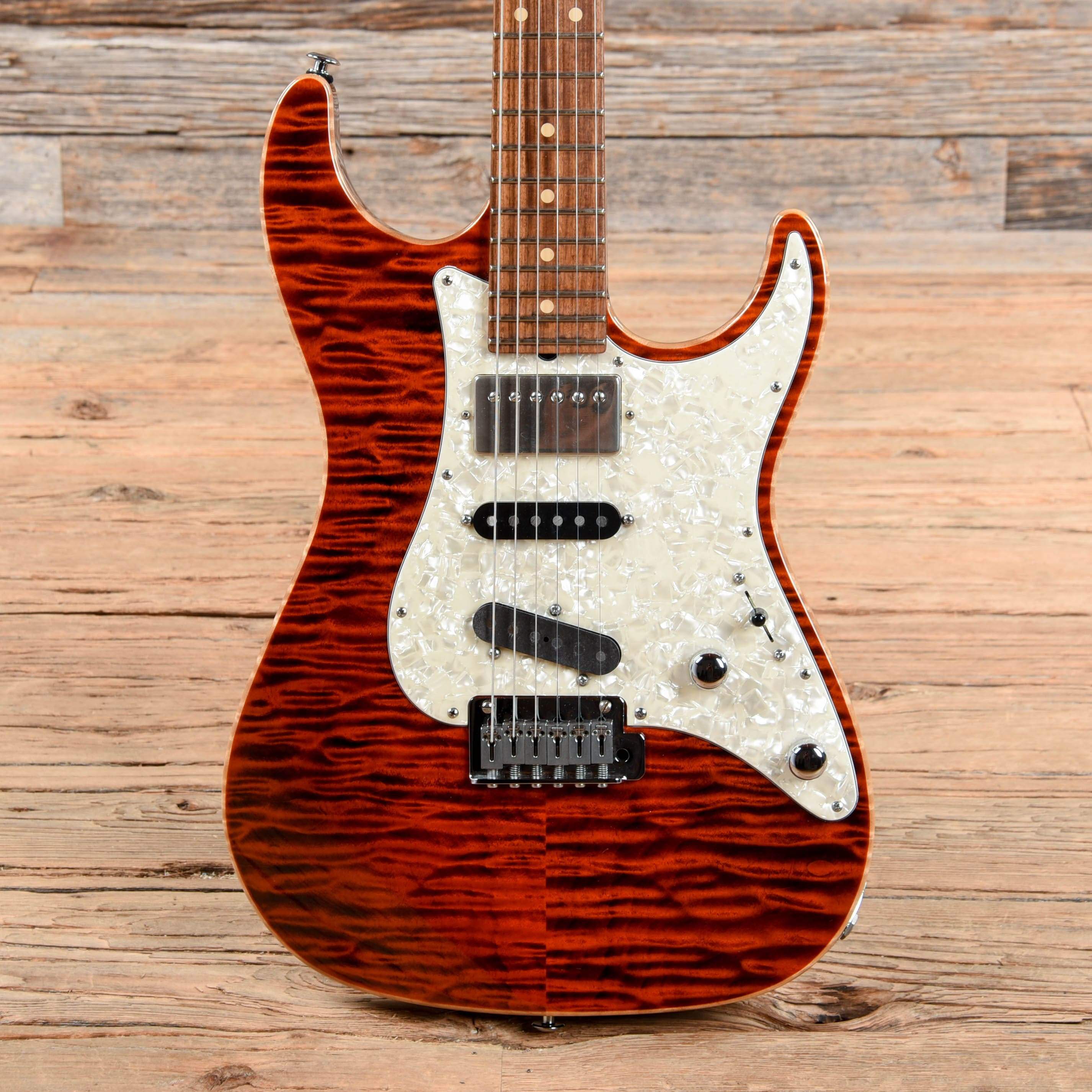 Suhr Standard Tiger Eye Orange 2003 Electric Guitars / Solid Body