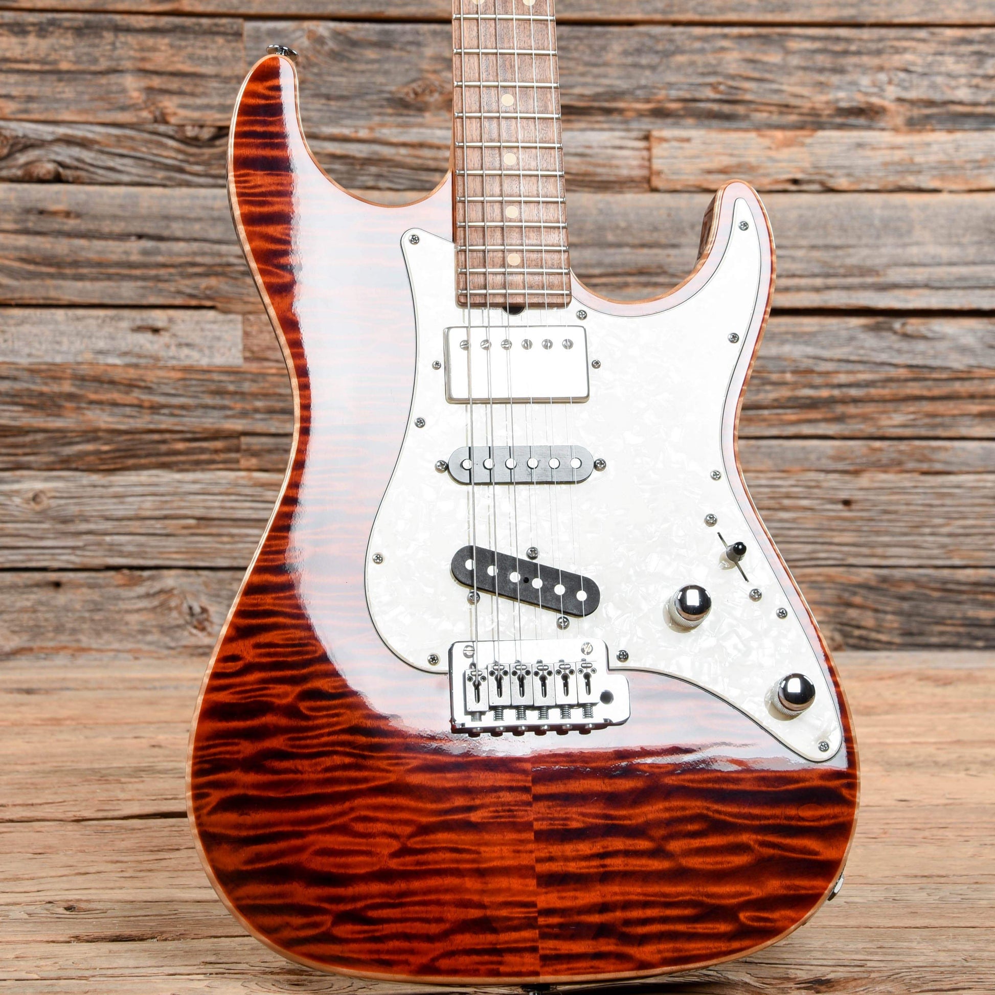 Suhr Standard Tiger Eye Orange 2003 Electric Guitars / Solid Body