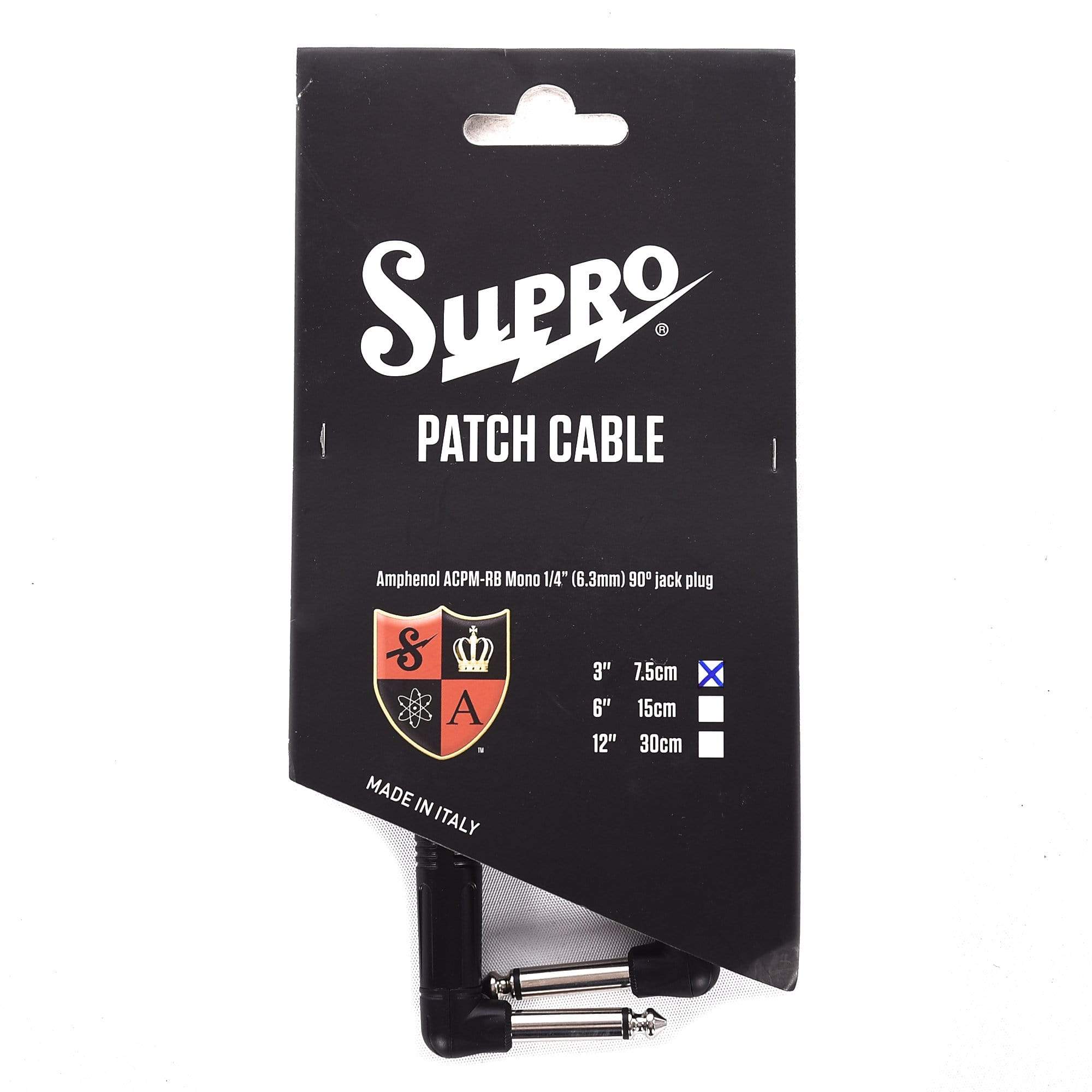 Supro Pedal Jumper Patch Cable Blue 3