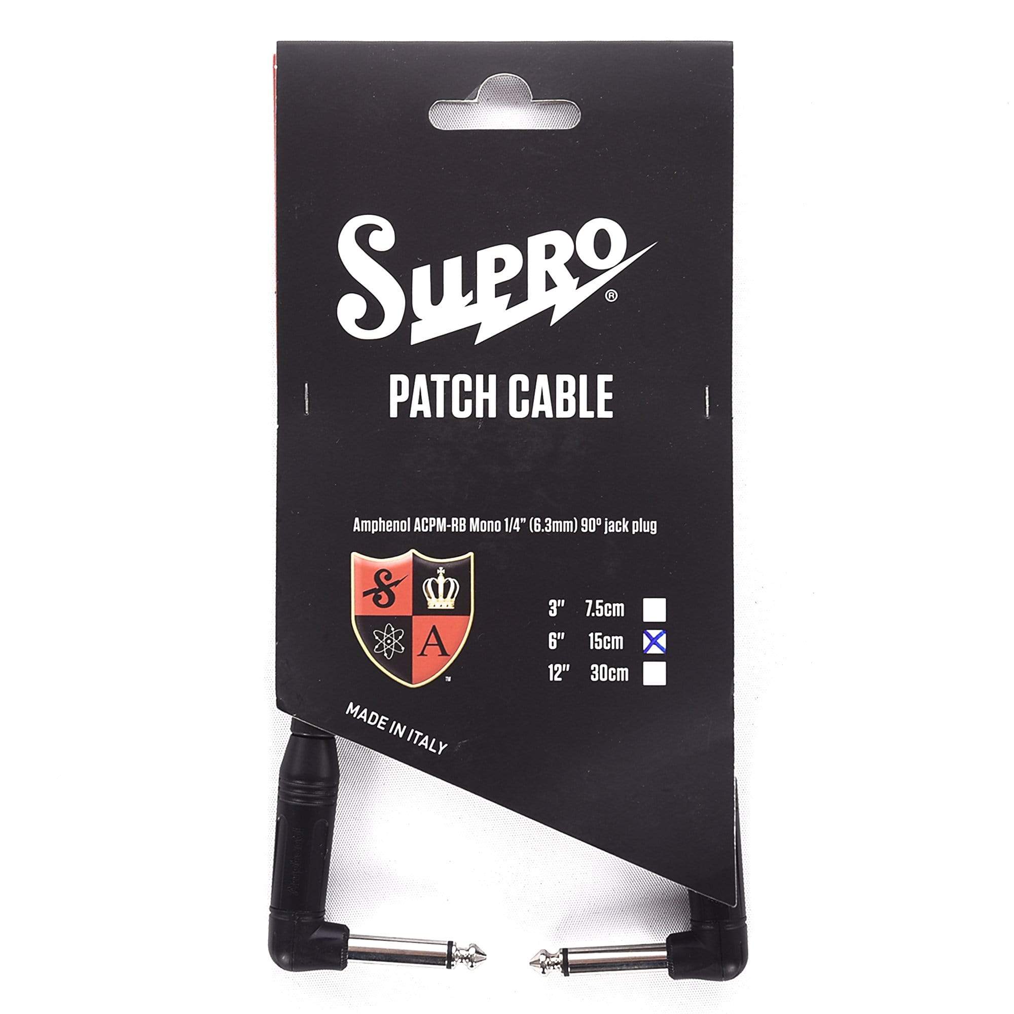 Supro Pedal Jumper Patch Cable Blue 6
