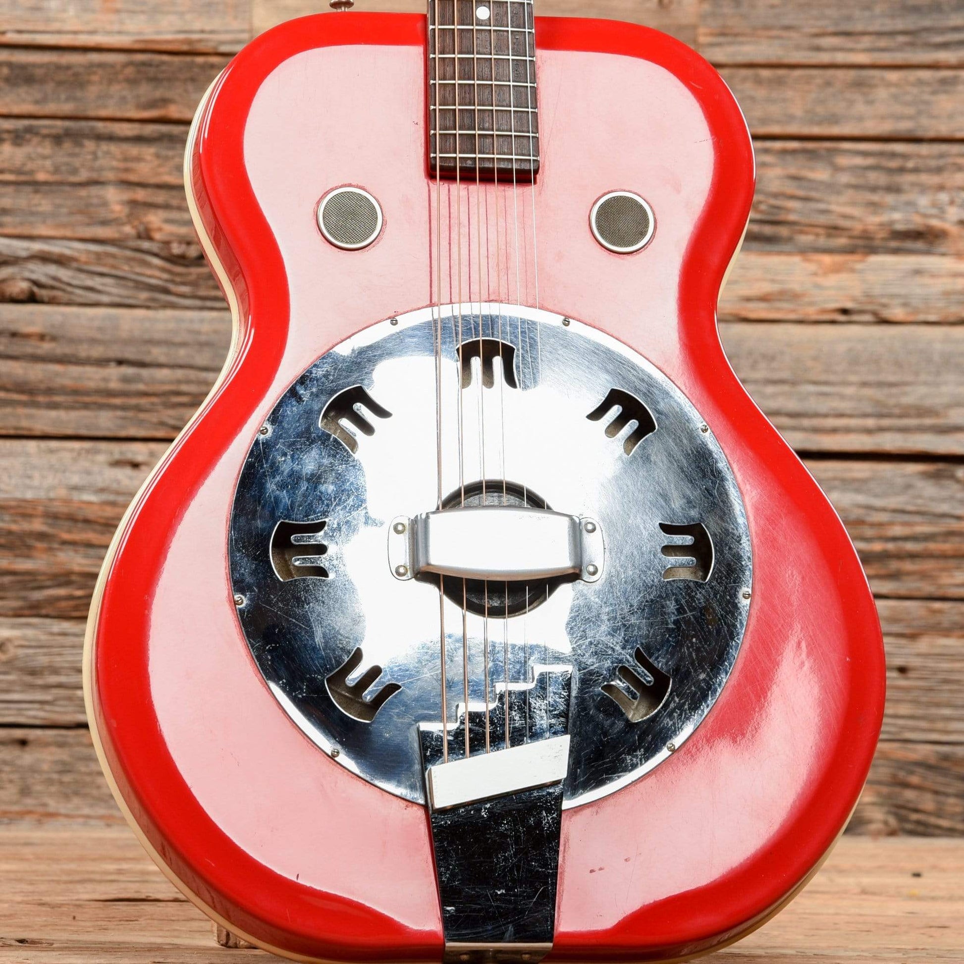Supro Folkstar Red 1960s Acoustic Guitars / Resonator