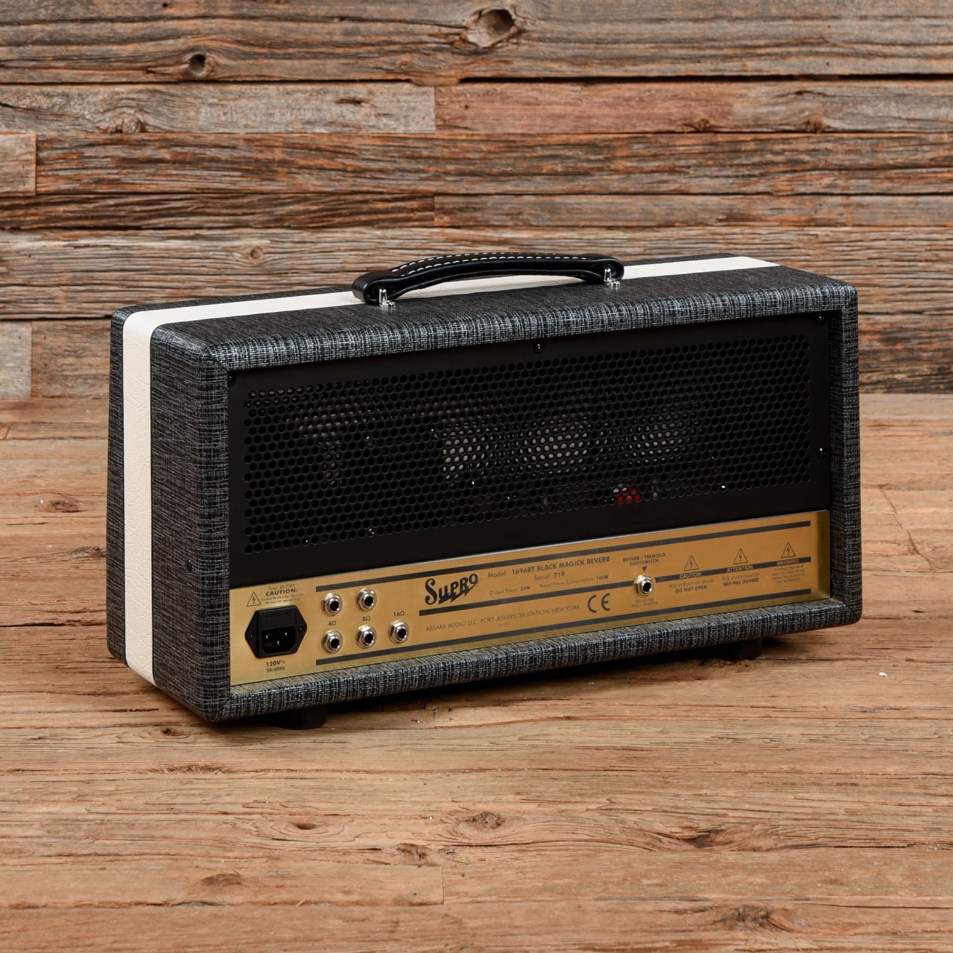 Supro 1696RTH Black Magick Reverb Head Amps / Guitar Cabinets