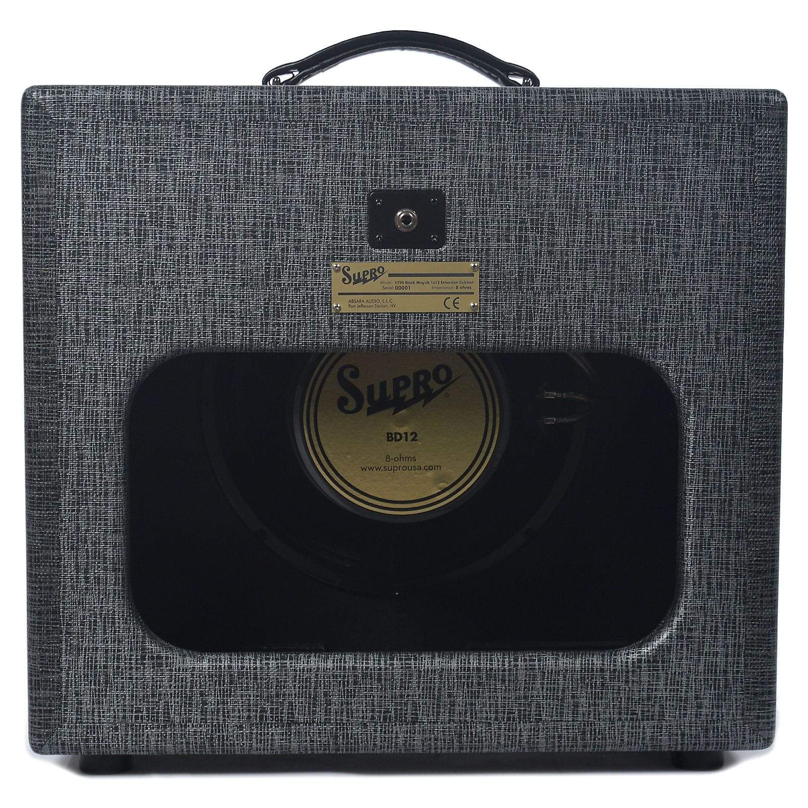 Supro 1790 Black Magick 1x12 Extension Cabinet Amps / Guitar Cabinets