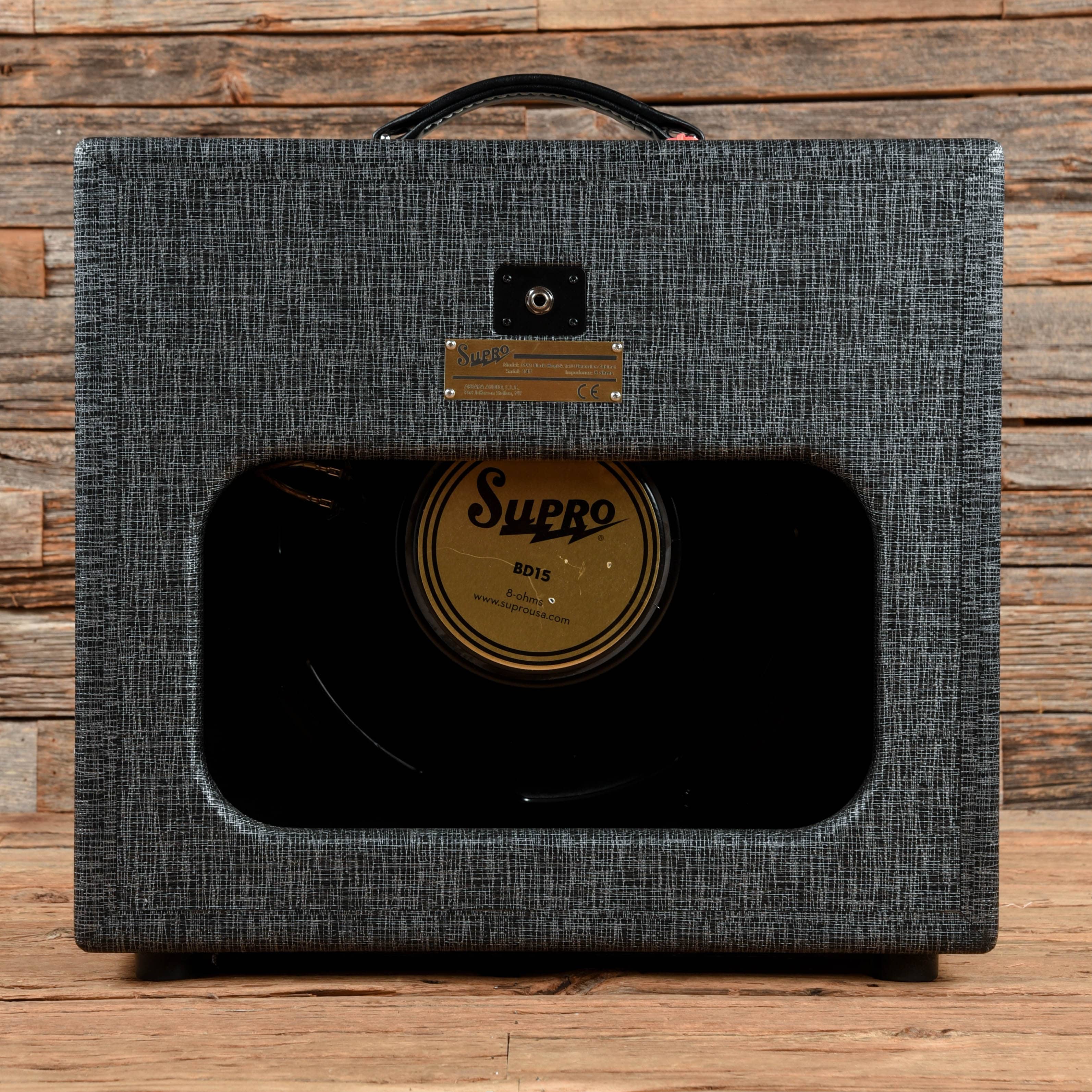 Supro 1791 1x15 Black Magick Extension Cabinet Amps / Guitar Cabinets