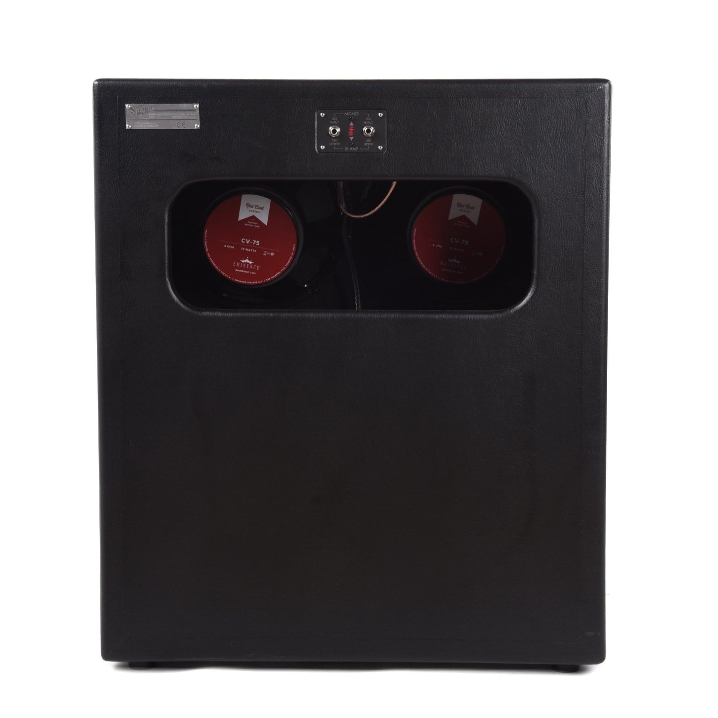 Supro Galaxy 4x12 Open Top Sealed Bottom Cabinet w/Eminence CV75 Speakers Amps / Guitar Cabinets