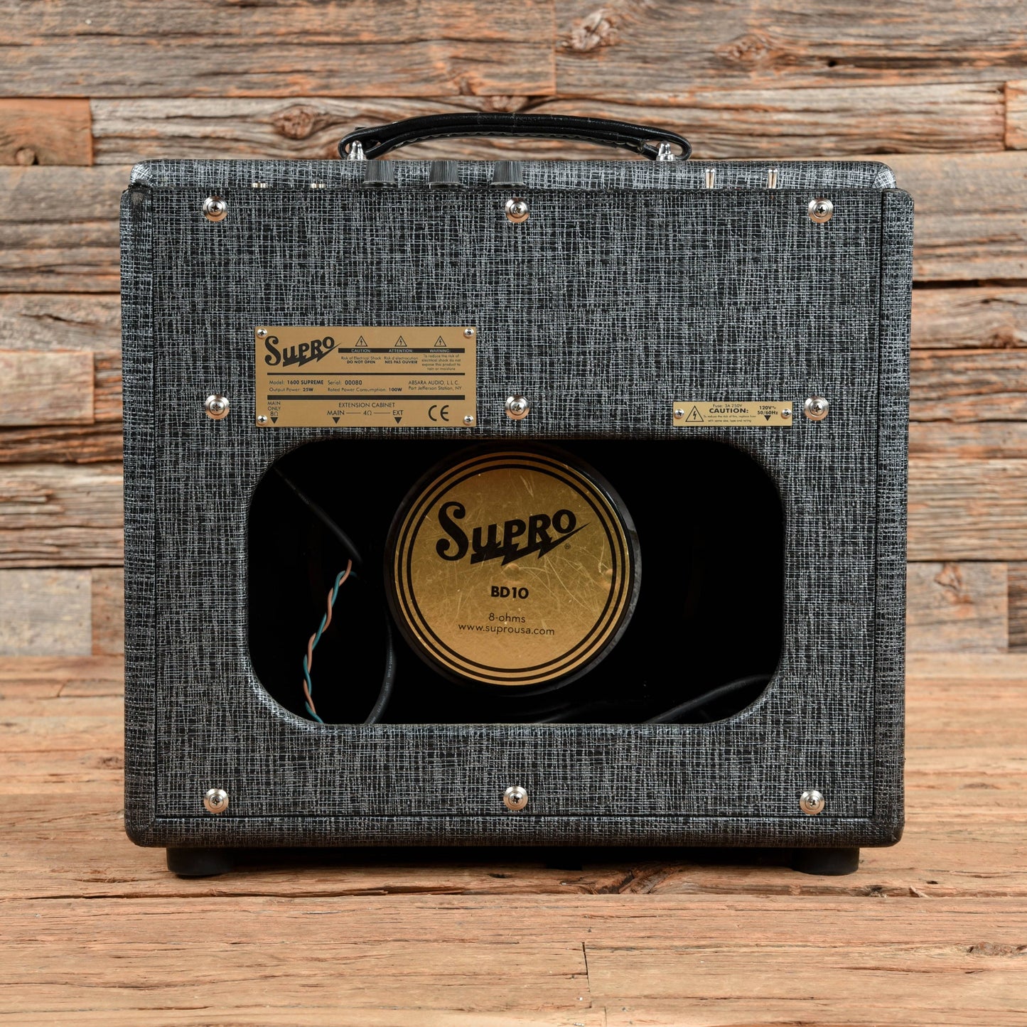 Supro 1600 Supreme 25-watt 1x10" Tube Combo Amps / Guitar Combos