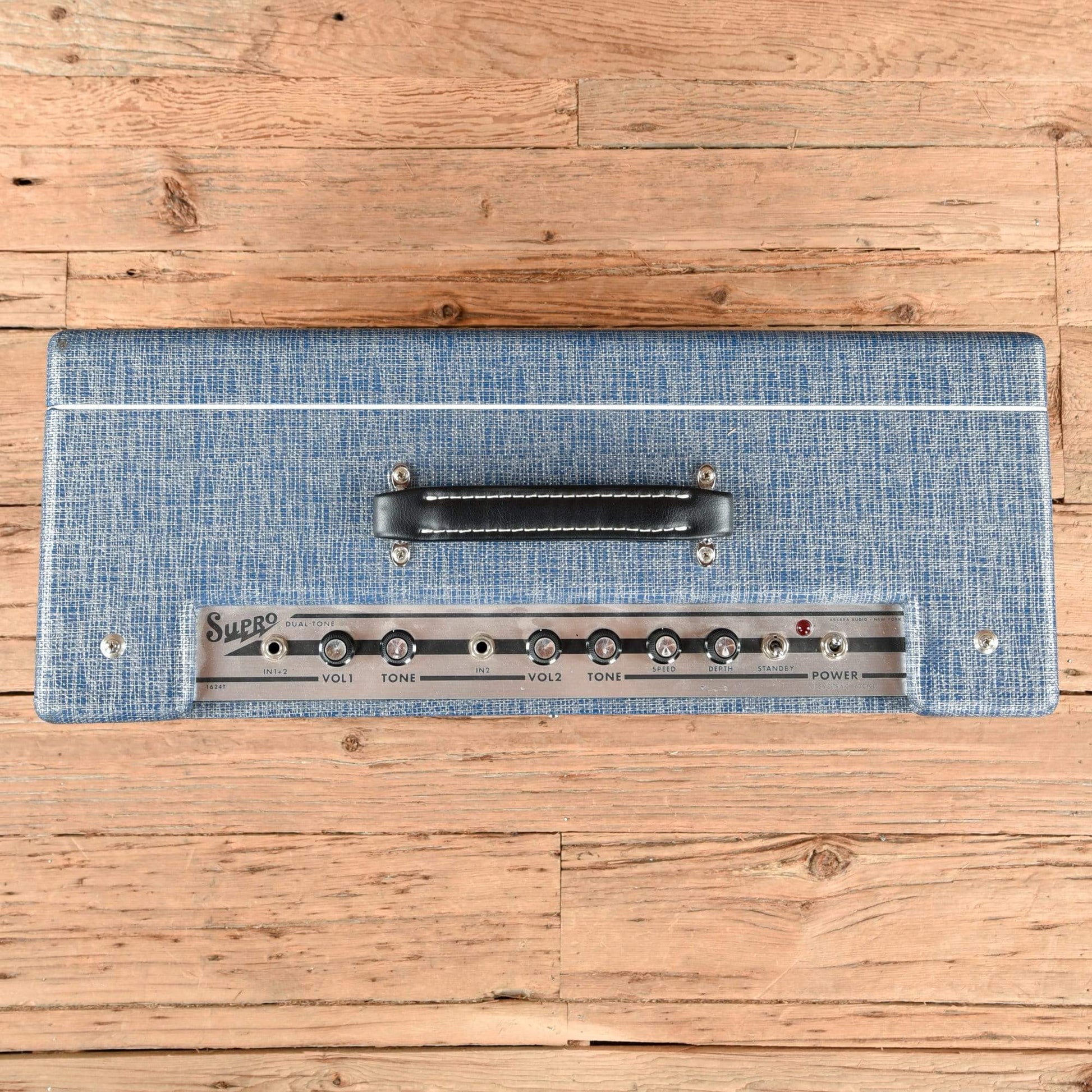 Supro 1624T Dual Tone Reissue 24w 1x12 Guitar Combo Amps / Guitar Combos