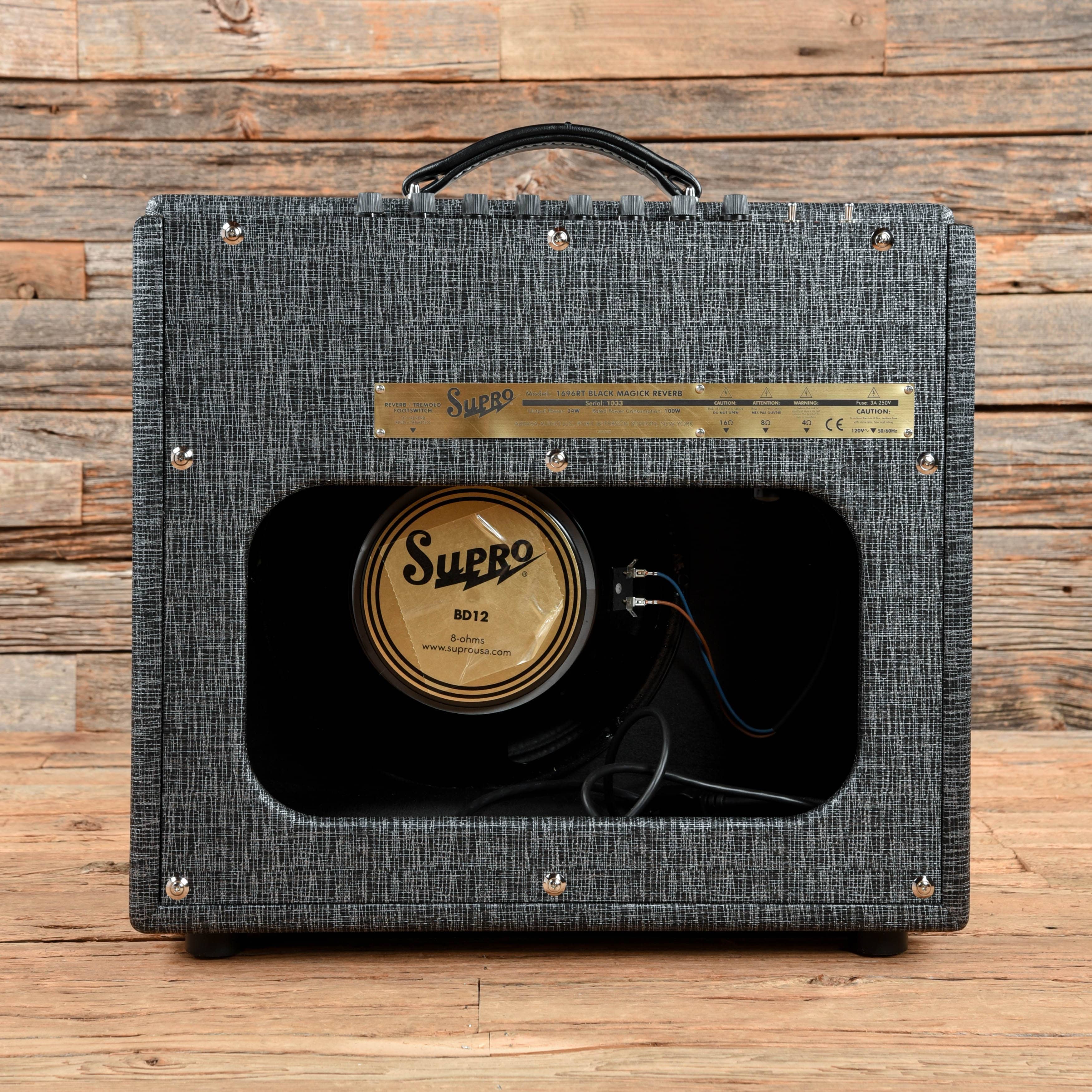 Supro 1696RT Black Magick Reverb Combo Amps / Guitar Combos