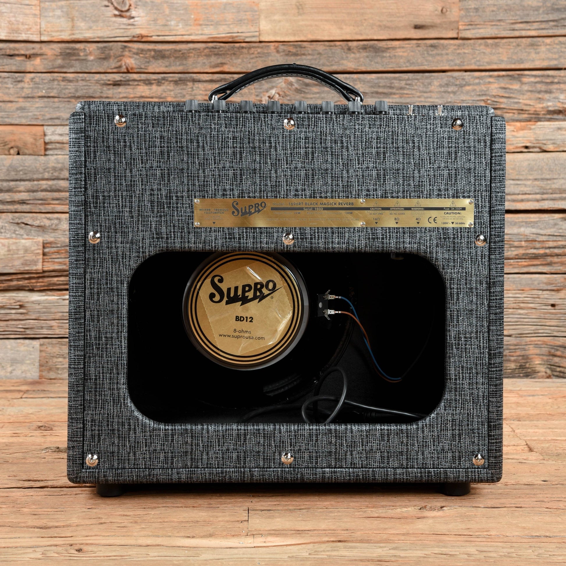 Supro 1696RT Black Magick Reverb Combo Amps / Guitar Combos