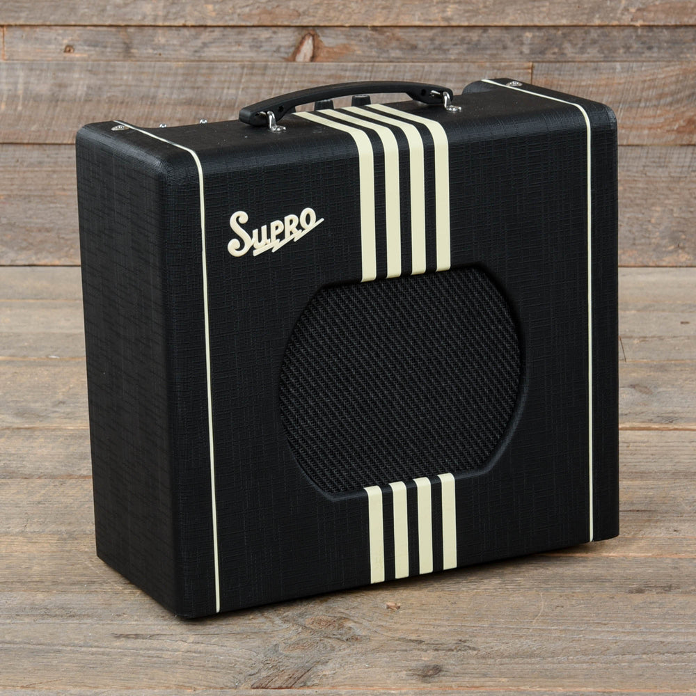 Supro Delta King 10 5W 1x10" Combo w/Reverb Black & Cream – Chicago ...