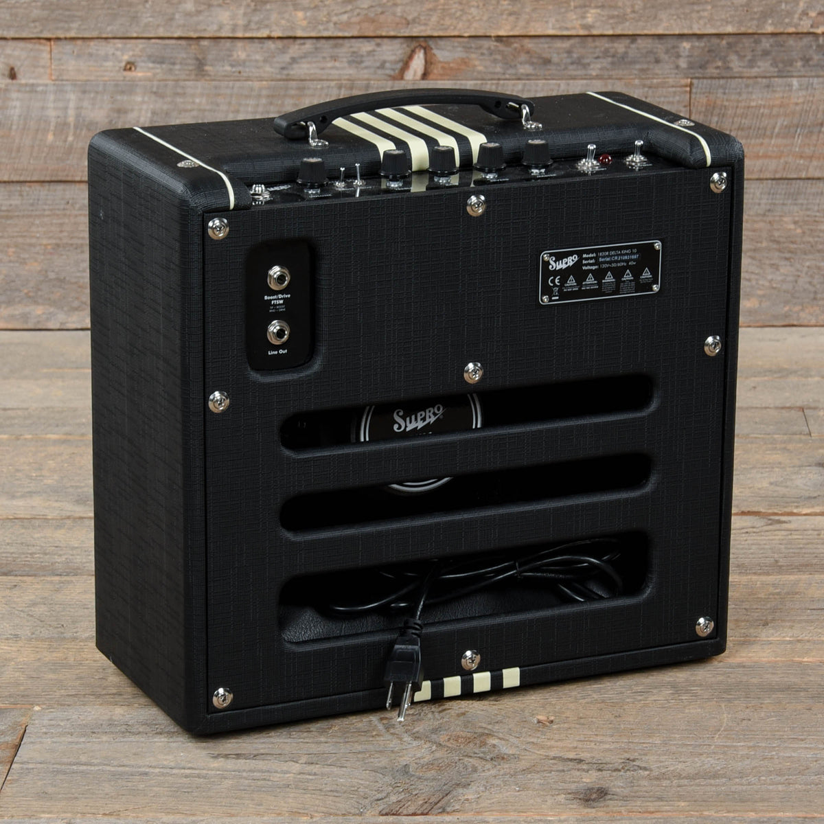 Supro Delta King 10 5W 1x10" Combo w/Reverb Black & Cream – Chicago ...