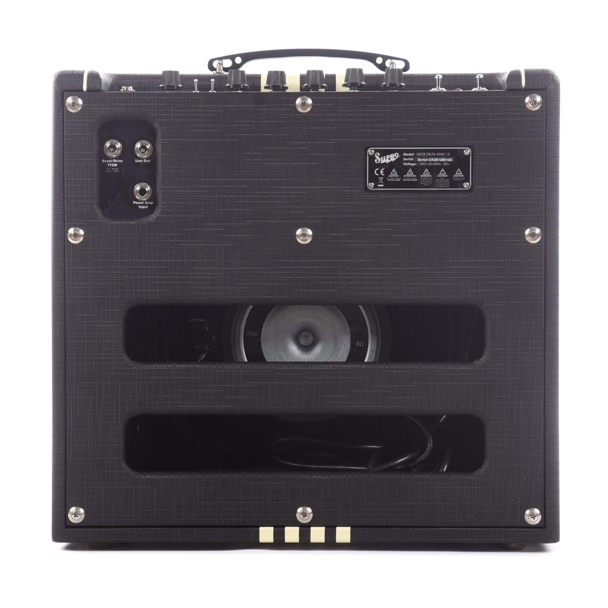 Supro Delta King 12 15W 1x12" Combo w/Reverb Black & Cream Amps / Guitar Combos