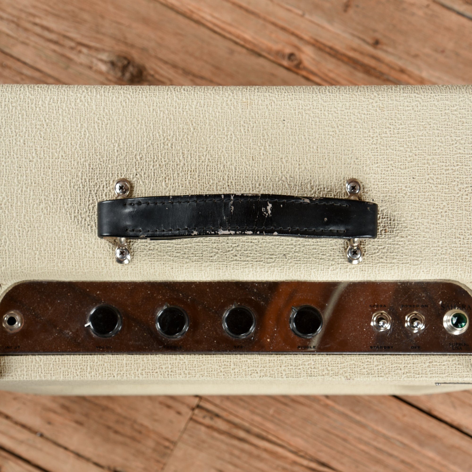 Supro Handwired Sahara Combo White 2008 Chicago Music Exchange