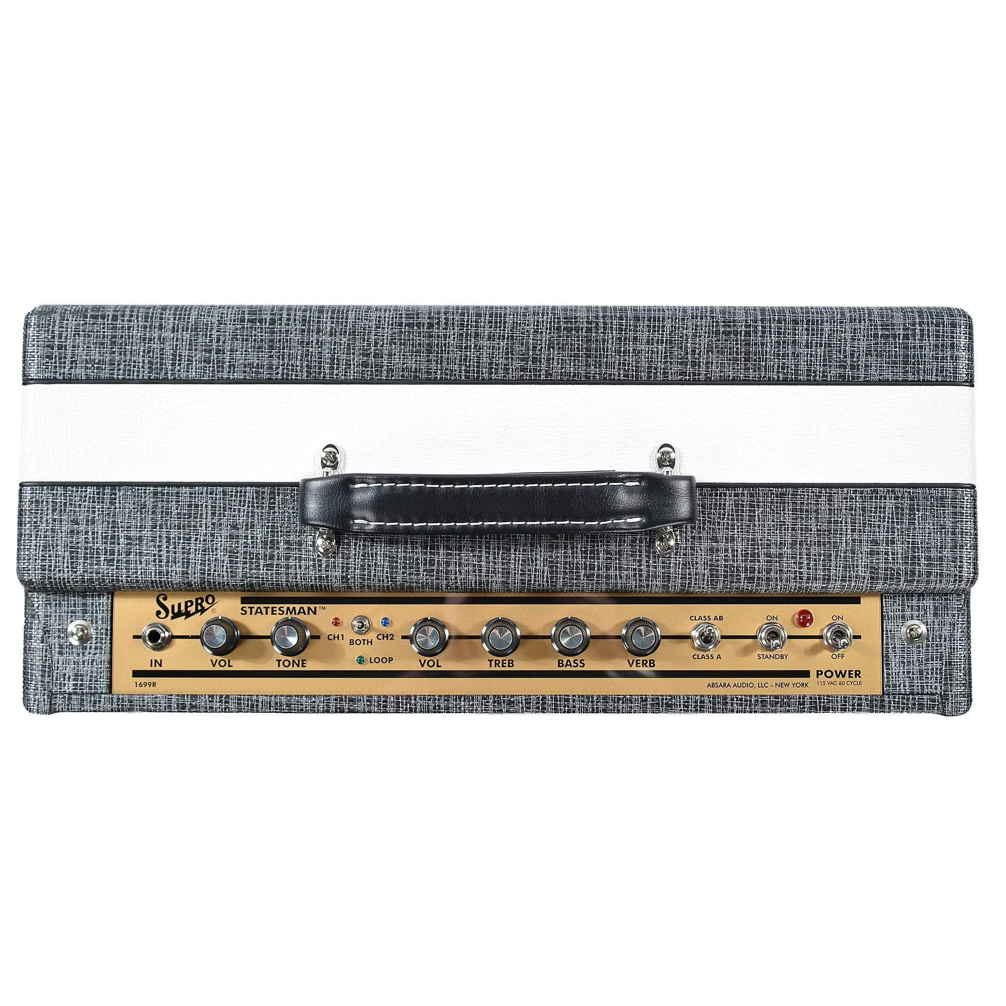 Supro Statesman 2 Channel 50 Watt Combo Bundle w/ Supro Amp Cover and 15' Instrument Cable Amps / Guitar Combos