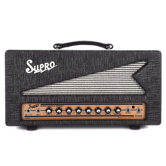 Supro Black Magick Reverb 2-Channel 25W Head w/Tremolo Amps / Guitar Heads