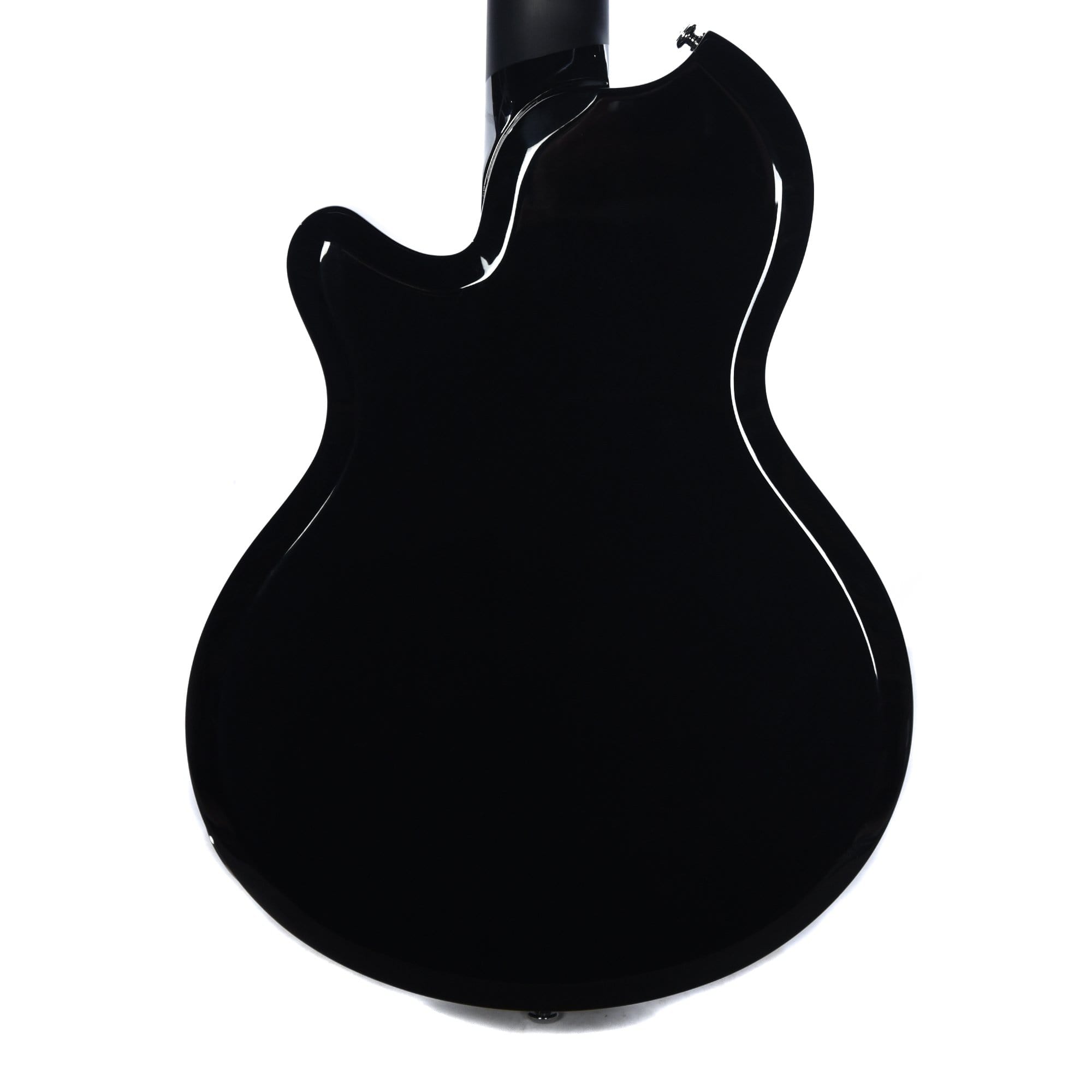 Supro Huntington I Bass Jet Black Bundle w/ Supro 15' Instrument Cable and Gig Bag Bass Guitars / 4-String