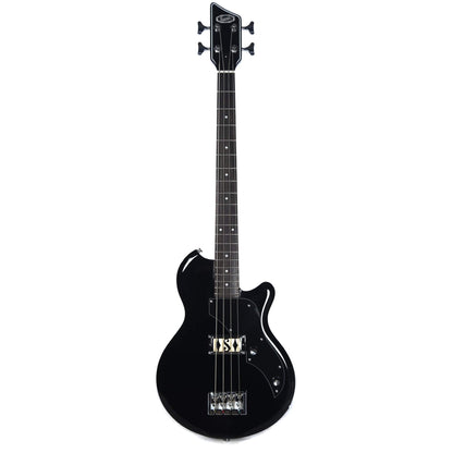 Supro Huntington I Bass Jet Black Bundle w/ Supro 15' Instrument Cable and Gig Bag Bass Guitars / 4-String